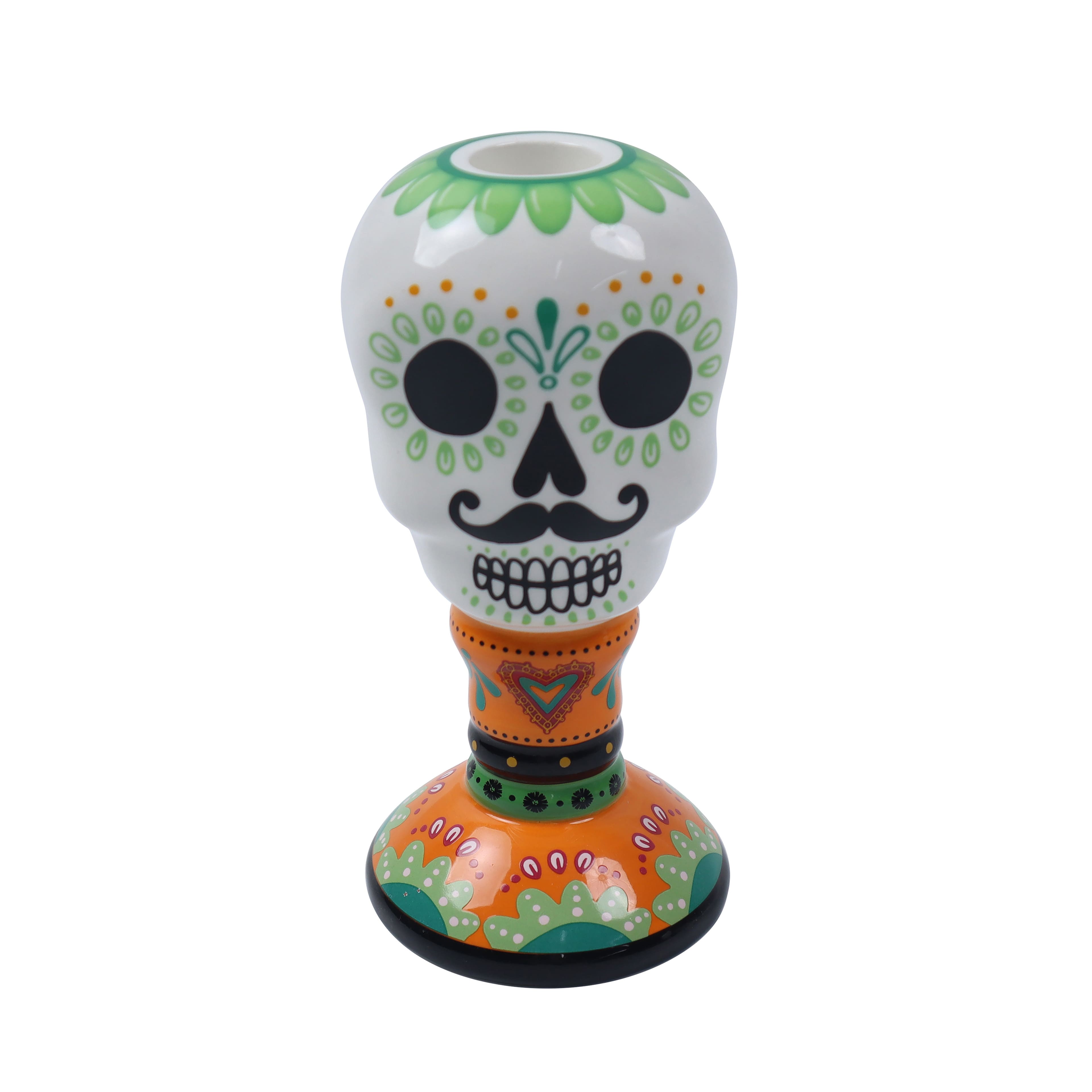Assorted 6" Sugar Skull Candle Holder by Ashland®, 1pc.