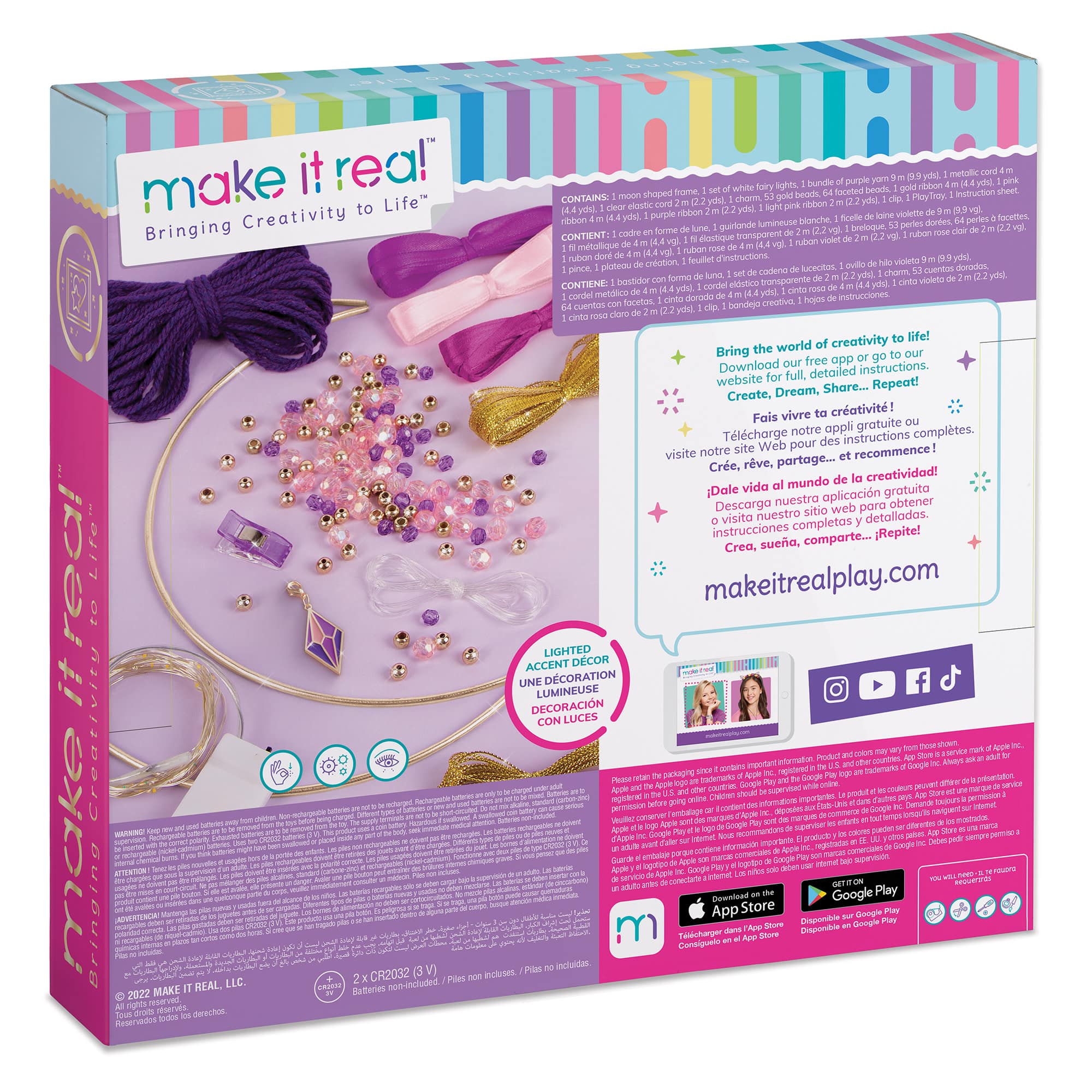 Make It Real&#x2122; DIY Lunar Dream Catcher with Lights Kit