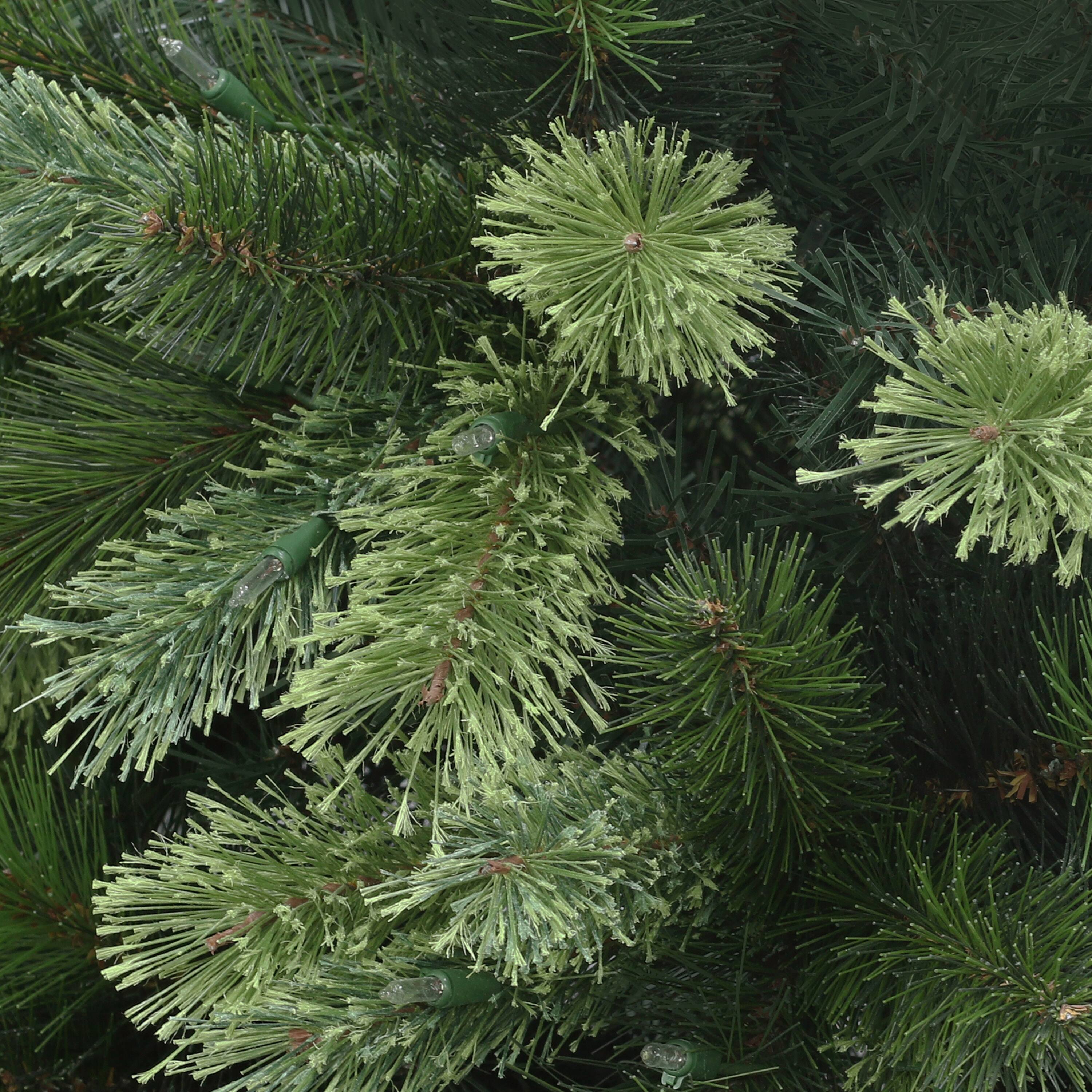 6.5ft. Pre-Lit Slim Portland Artificial Fir Tree, Clear Lights