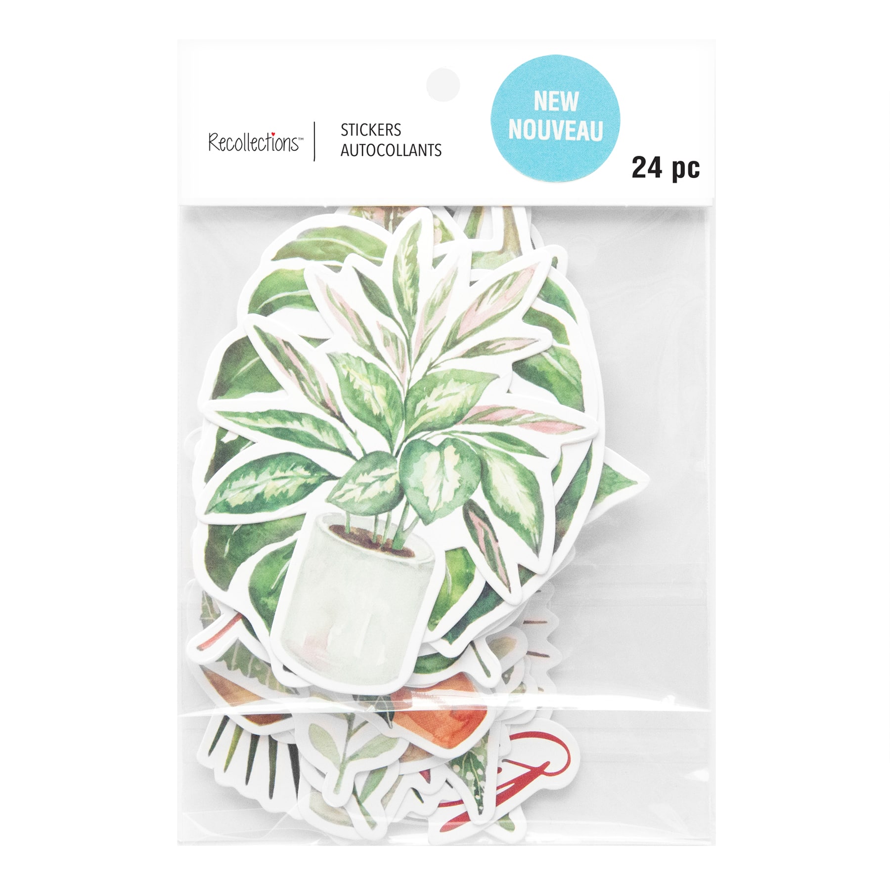 Green Plants Die Cut Stickers by Recollections&#x2122;