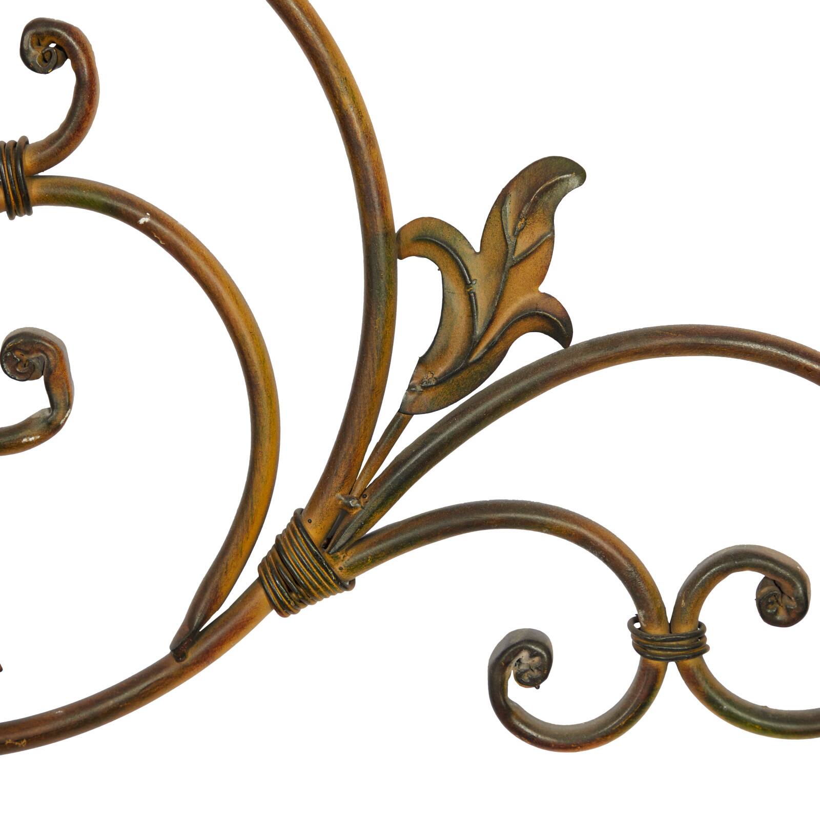 57&#x22; Gold iron Rustic Wall D&#xE9;cor