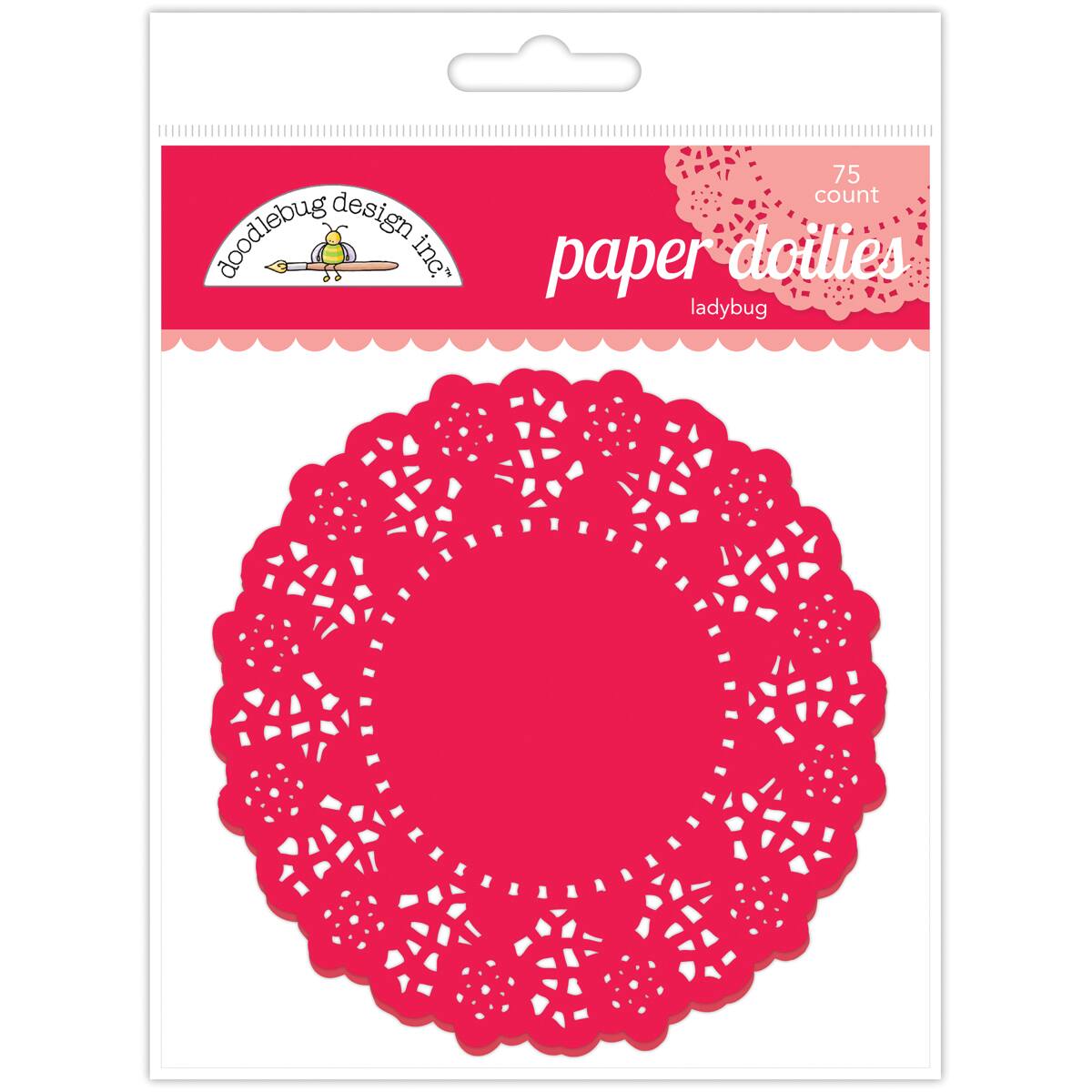4.5&#x22; Doodlebug Design Inc.&#x2122; Ladybug Doilies, 75ct.