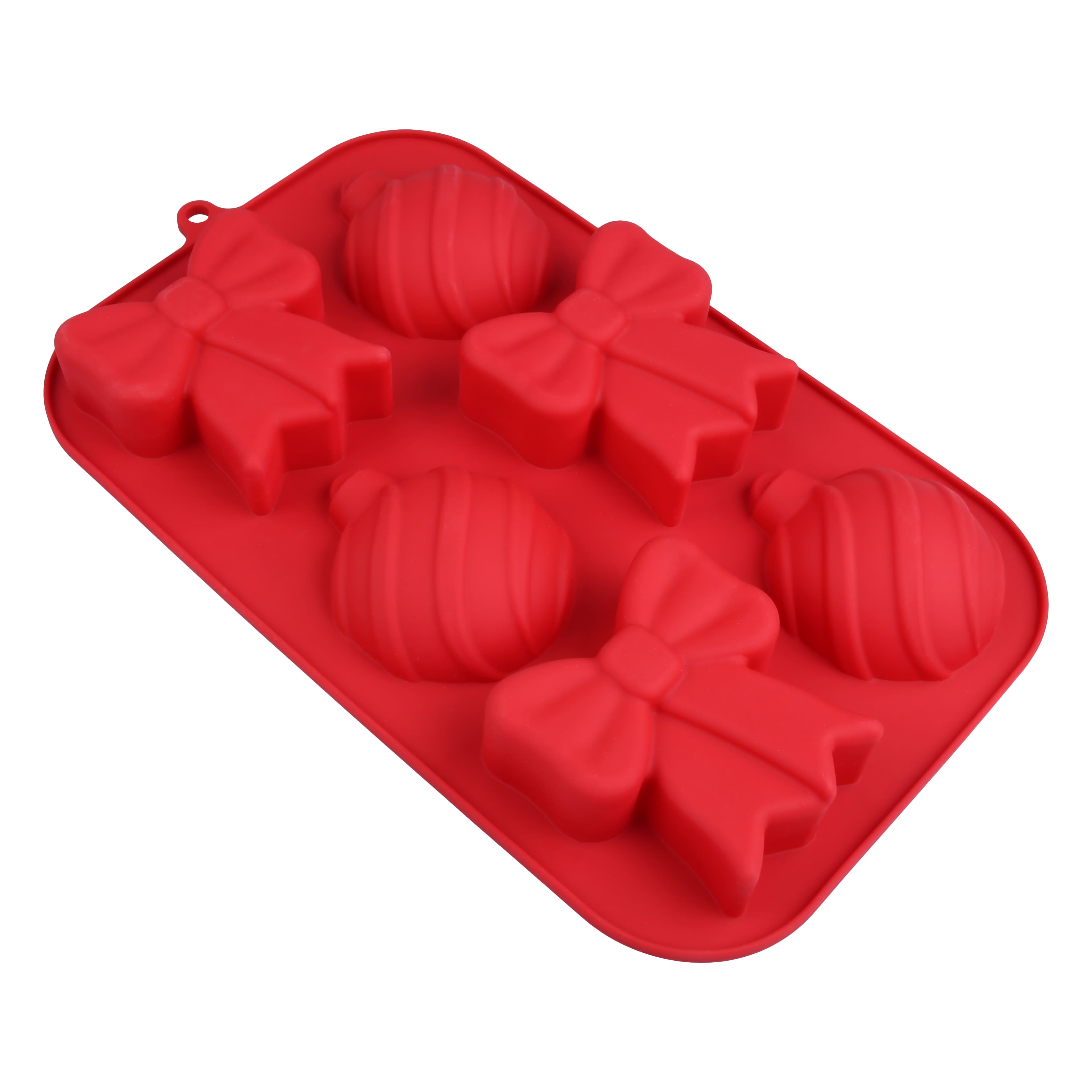 Bows &#x26; Ornaments Silicone Treat Mold by Makery&#x2122;