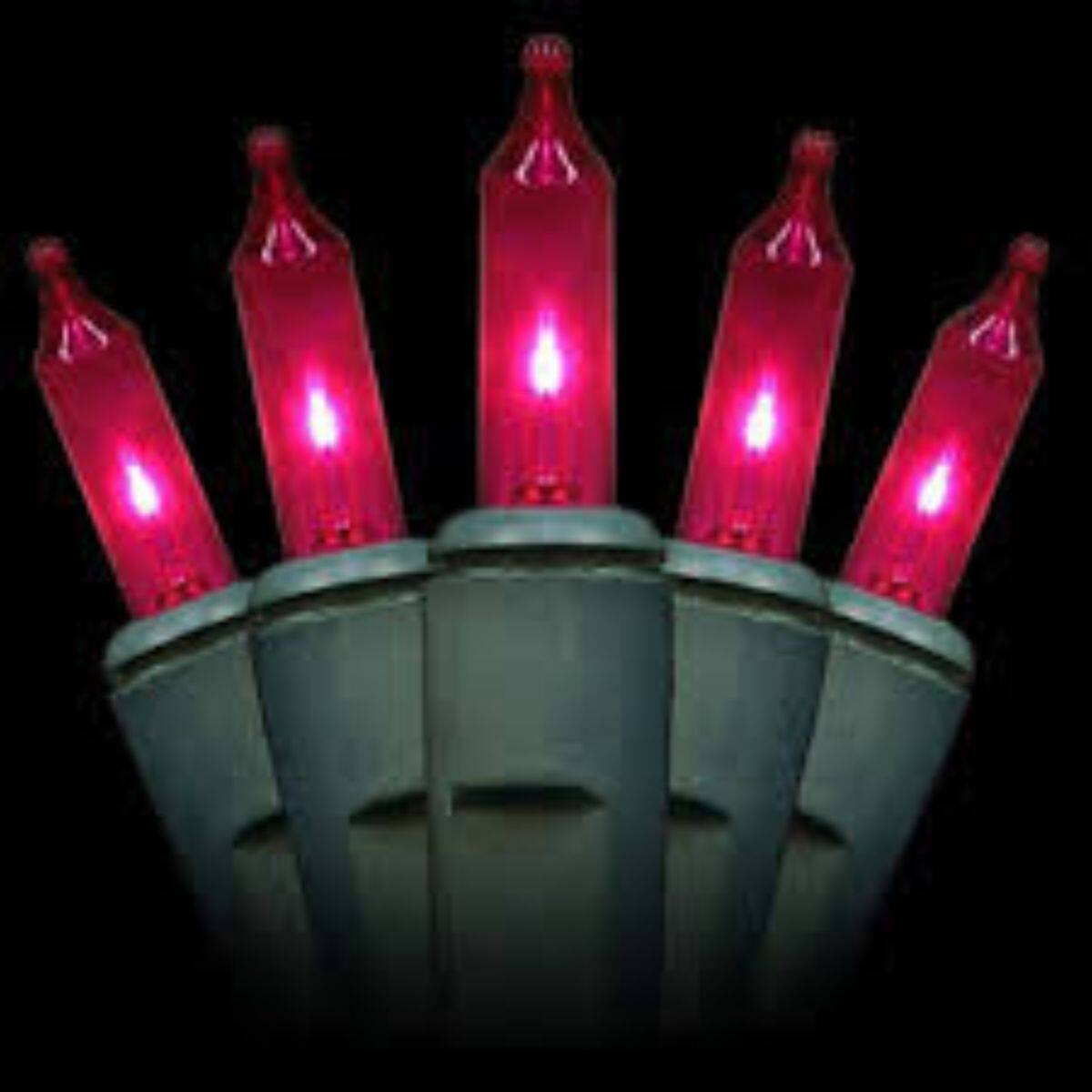 50ct. Pink & Purple Princess Mini String Lights