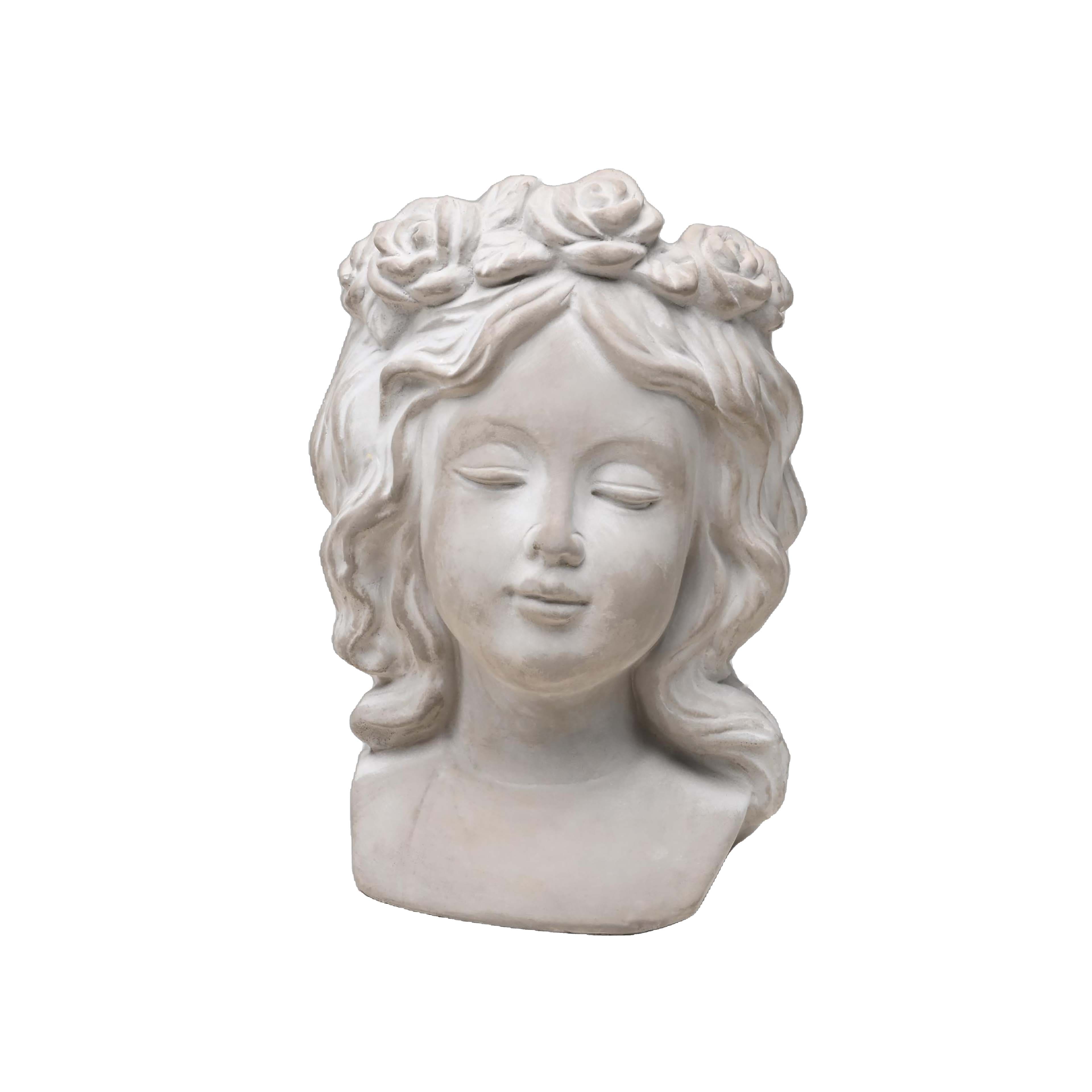 9&#x22; Female Bust Cement Container by Ashland&#xAE;