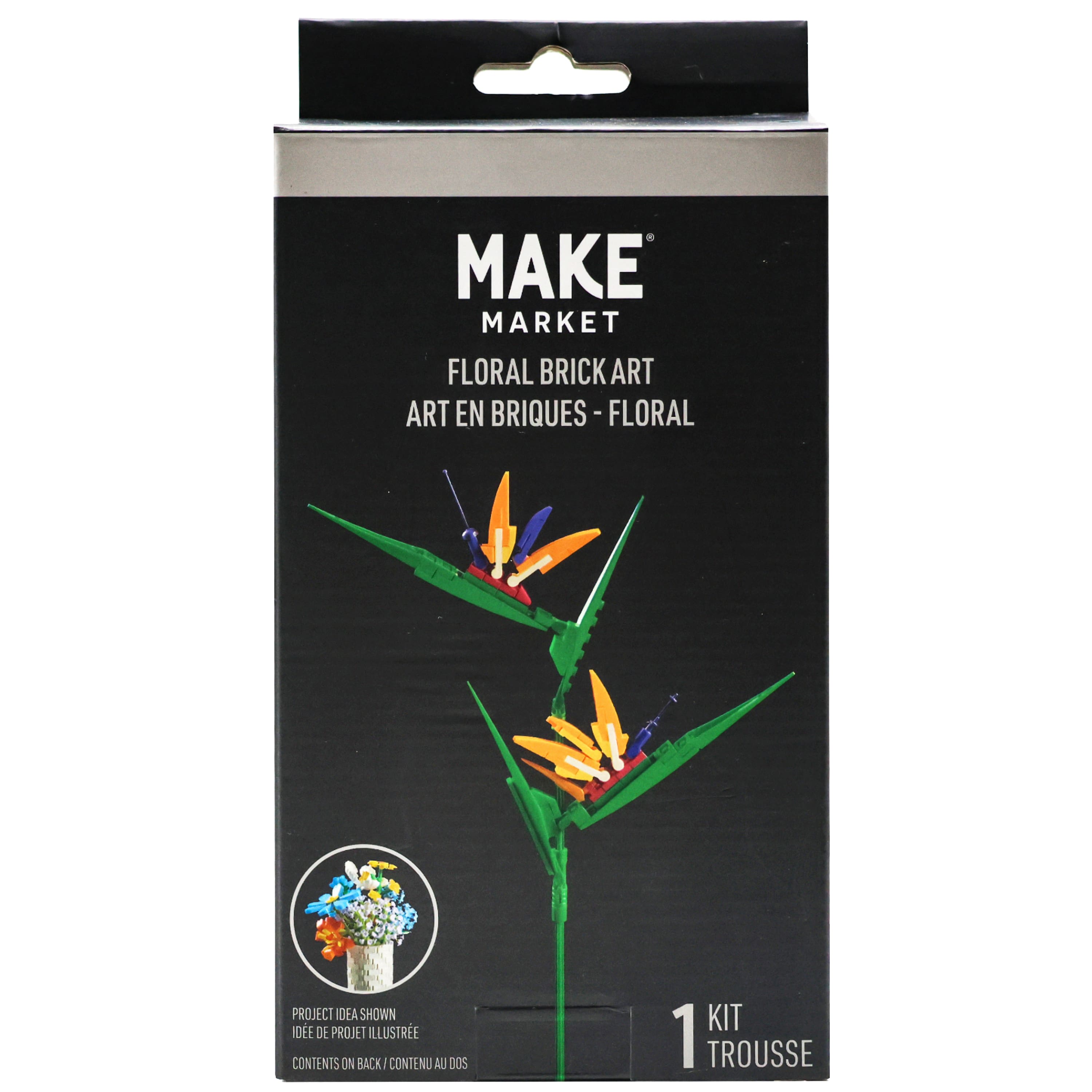 Bird of Paradise Floral Brick Art Kit by Make Market®