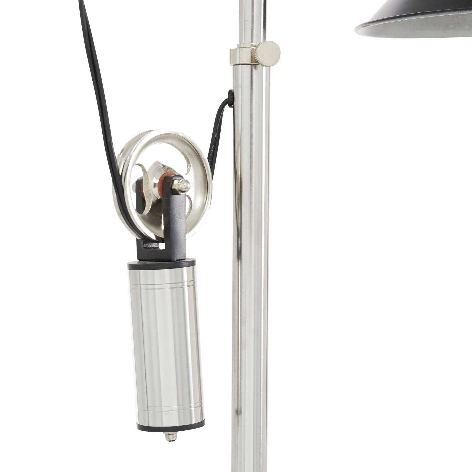 34&#x22; Black Metal Industrial Table Lamp
