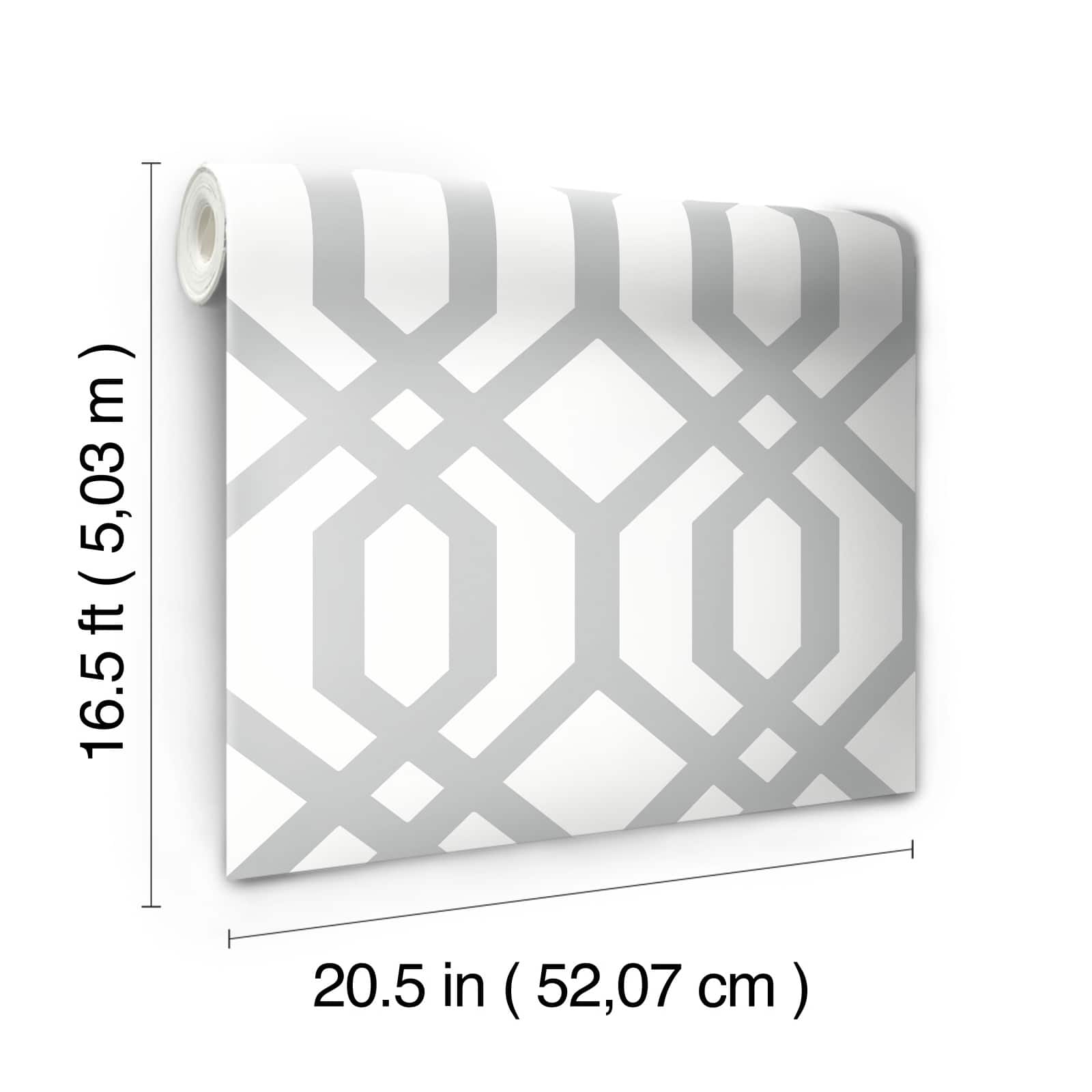 RoomMates Gazebo Lattice Peel & Stick Wallpaper