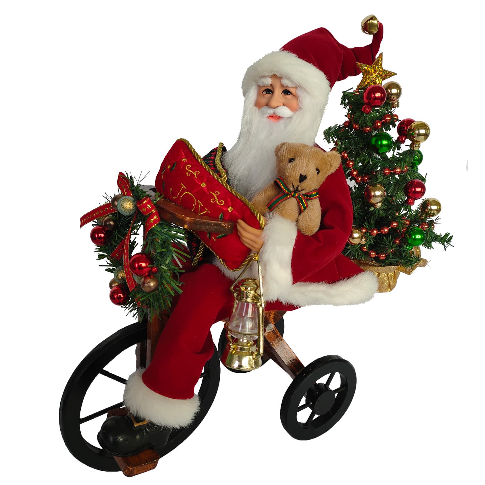 Santa&#x27;s Workshop 19&#x22; Cycling Santa