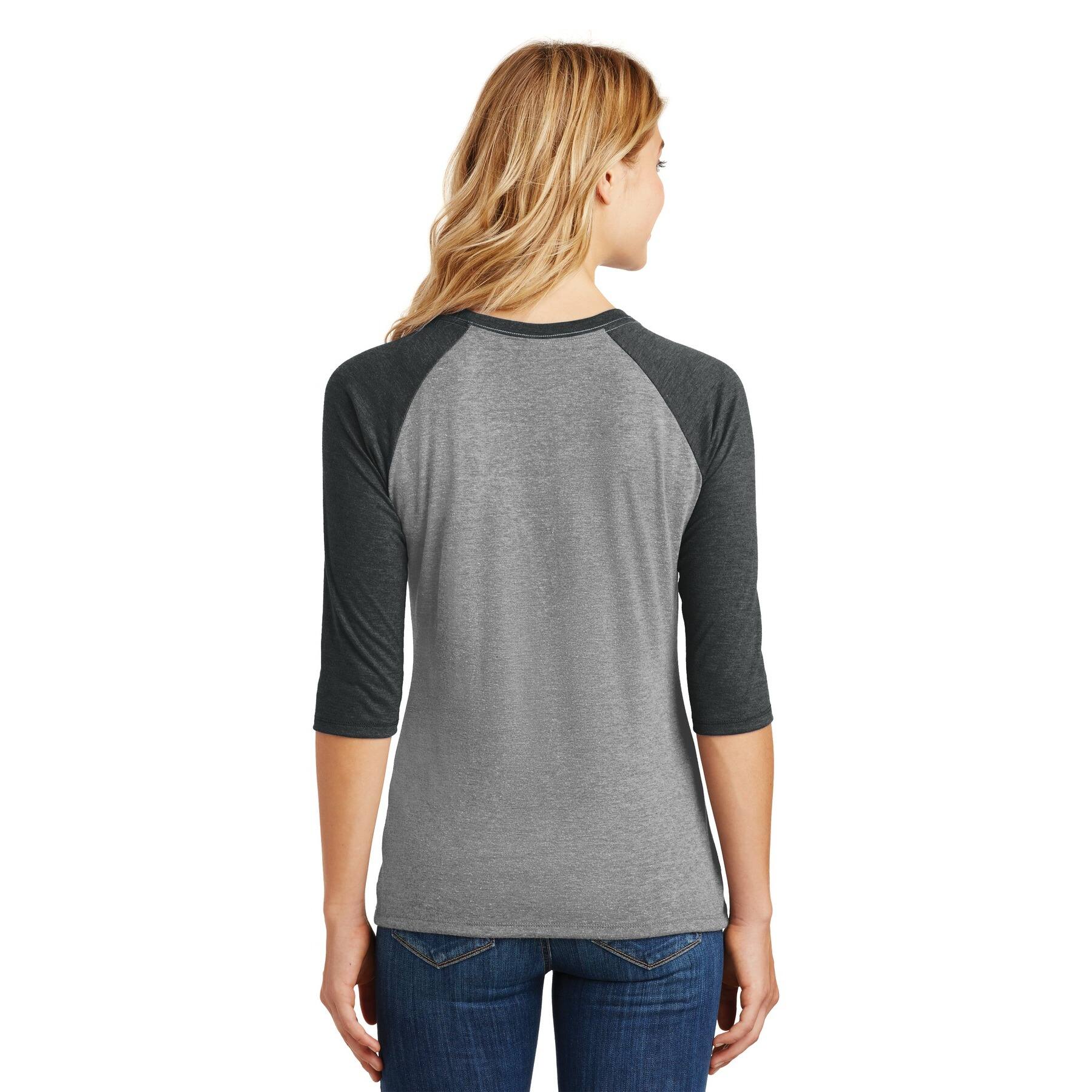 District&#xAE; Women&#x27;s Perfect Tri&#xAE; 3/4-Sleeve Raglan Adult T-Shirt