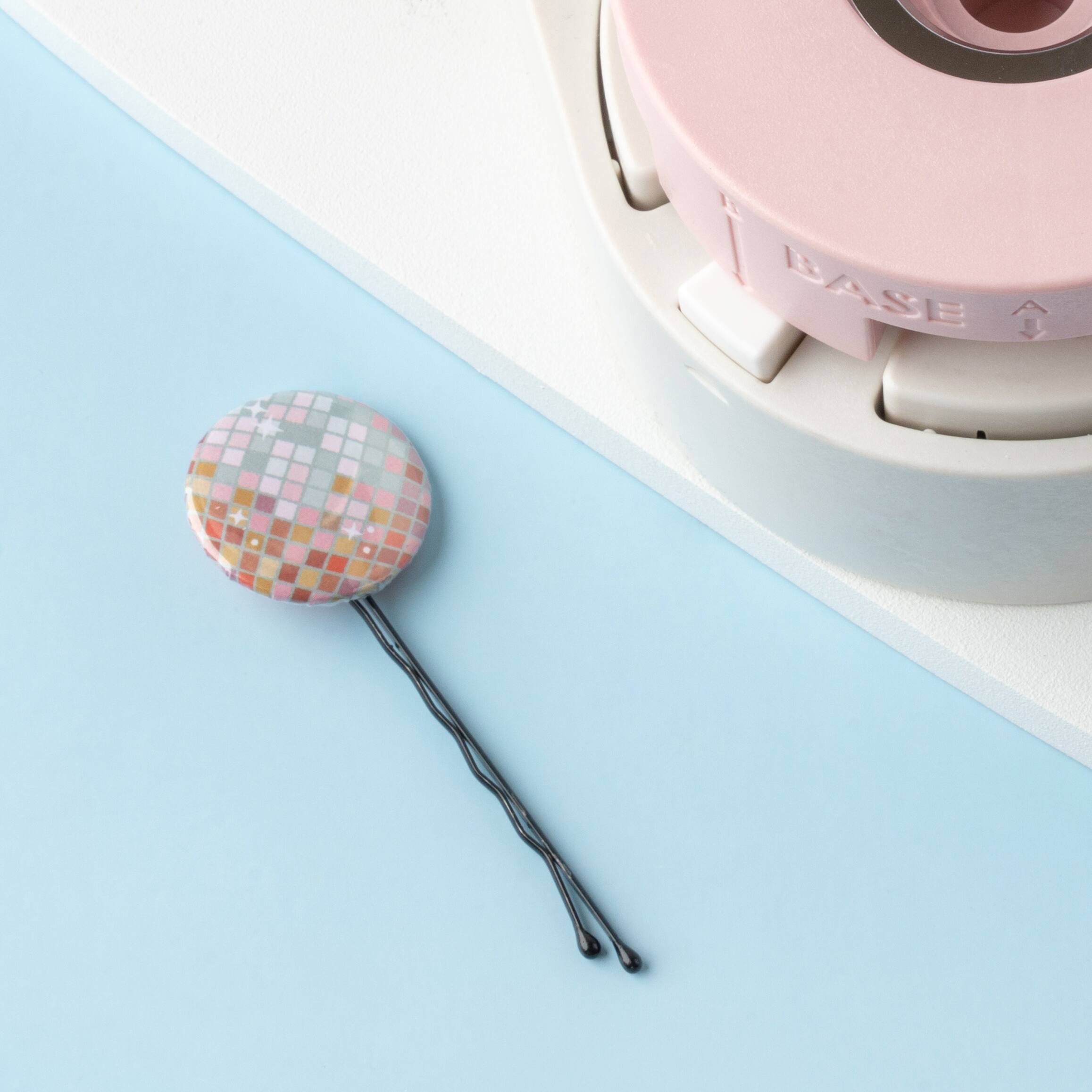 We R Memory Keepers® Button Press™ Bobby Pin Backers Kit, Makes 5