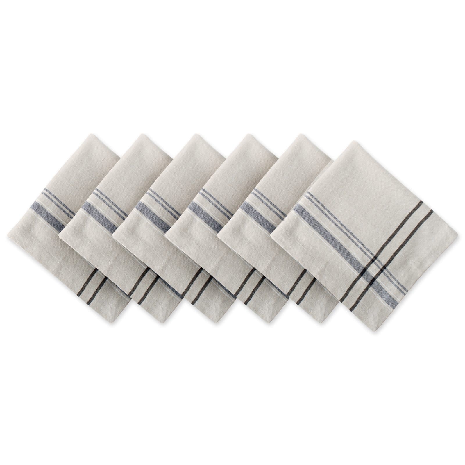 DII® French Stripe Cloth Dinner Napkins, 6ct.