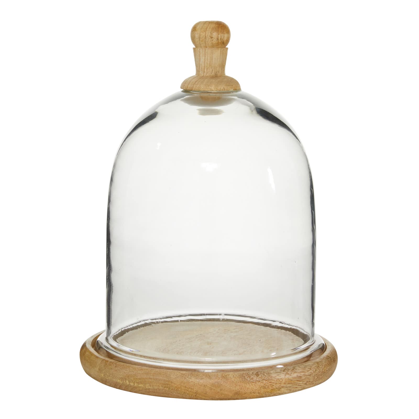 11&#x22; Clear Glass Farmhouse Serving Tray