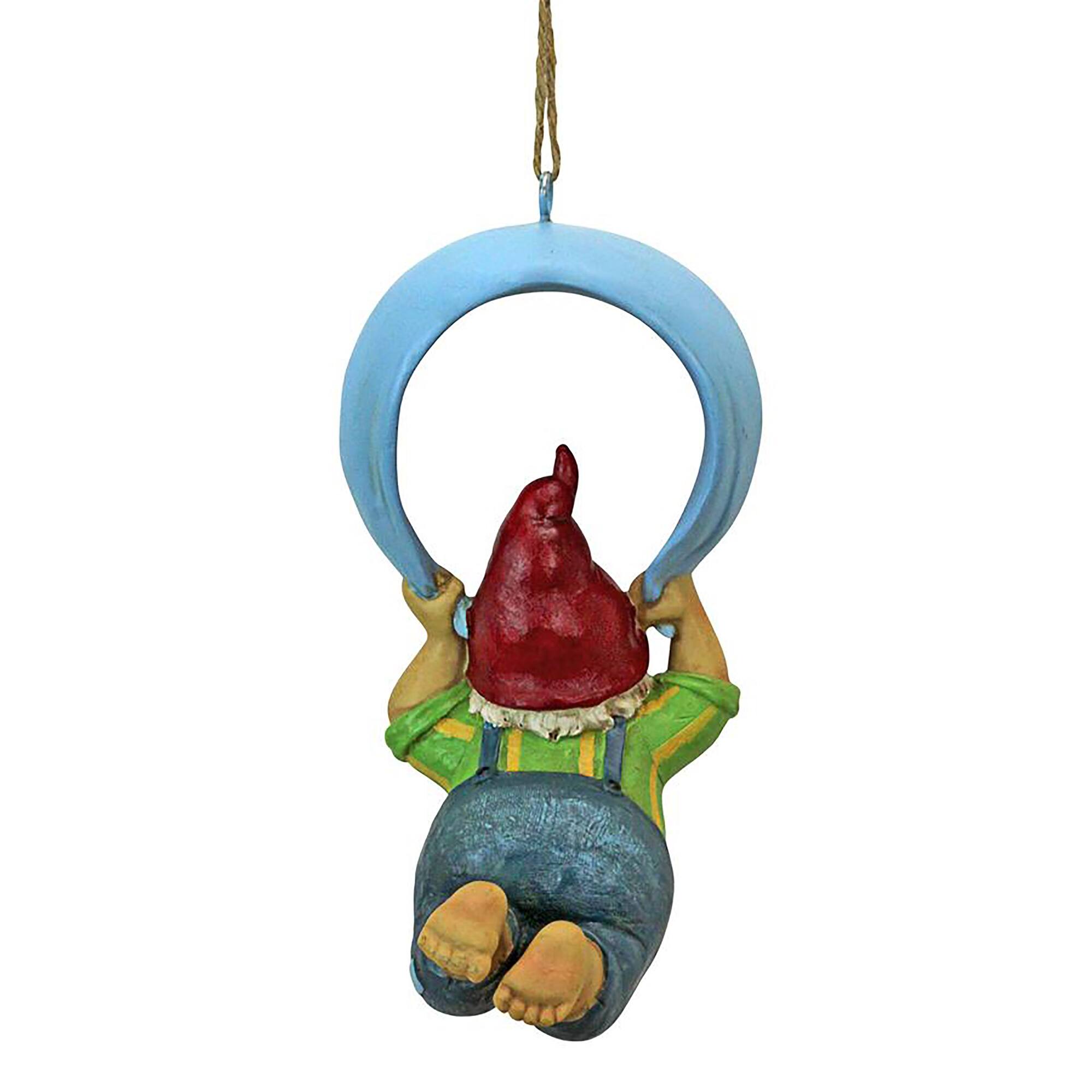 Design Toscano 8.5&#x22; Paavo and His Parachute Adrenaline Junkie Hanging Garden Gnome Statue