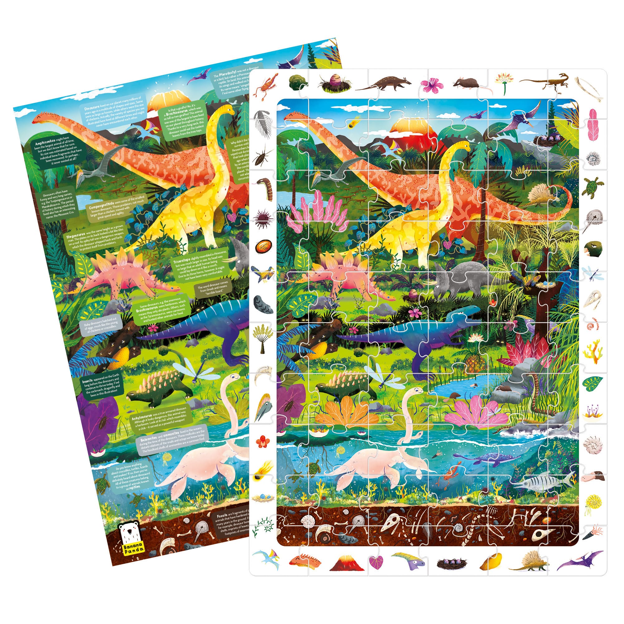 Banana Panda Observation Puzzle Dinosaurs