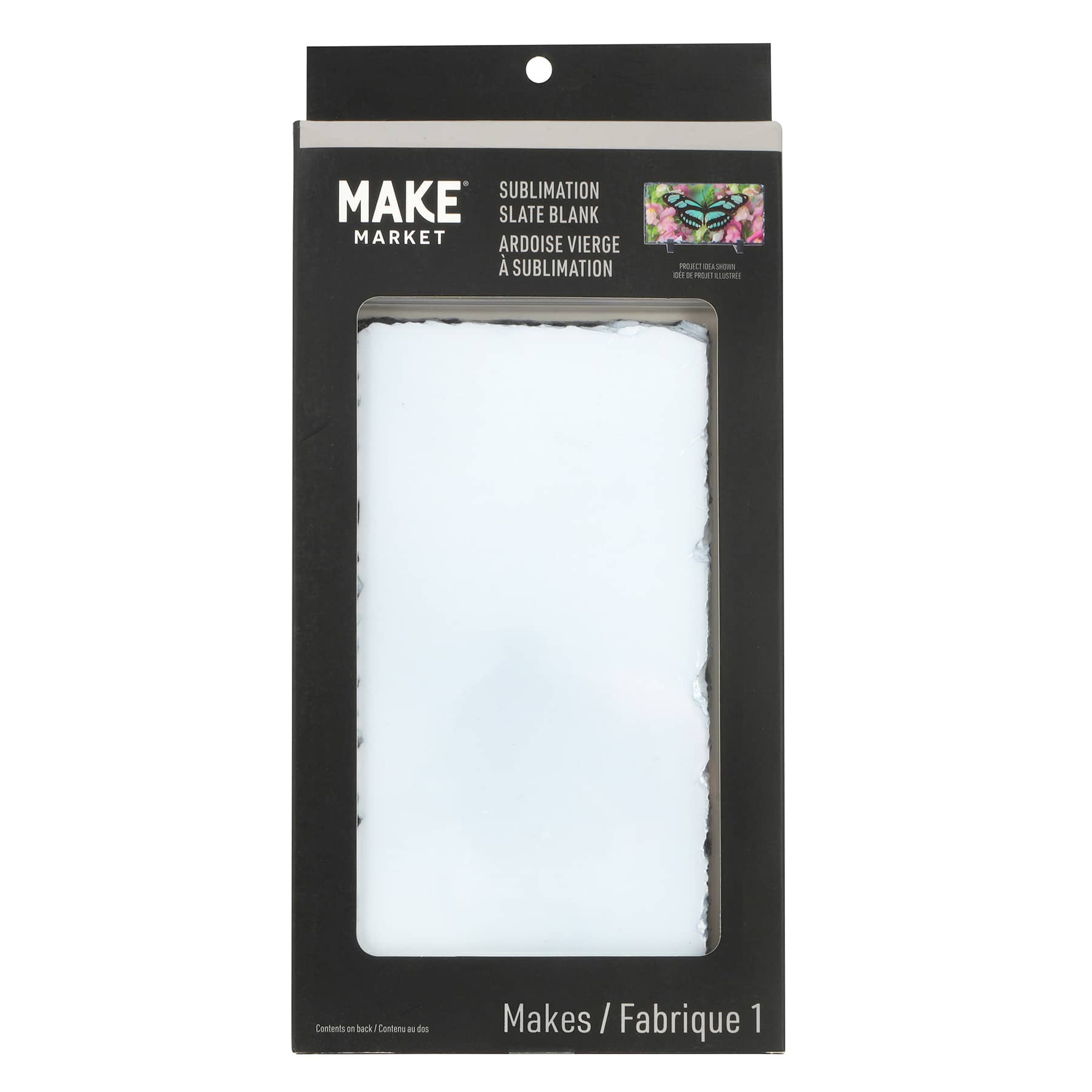 12 Pack: Sublimation Rectangular Slate Blank by Make Market®
