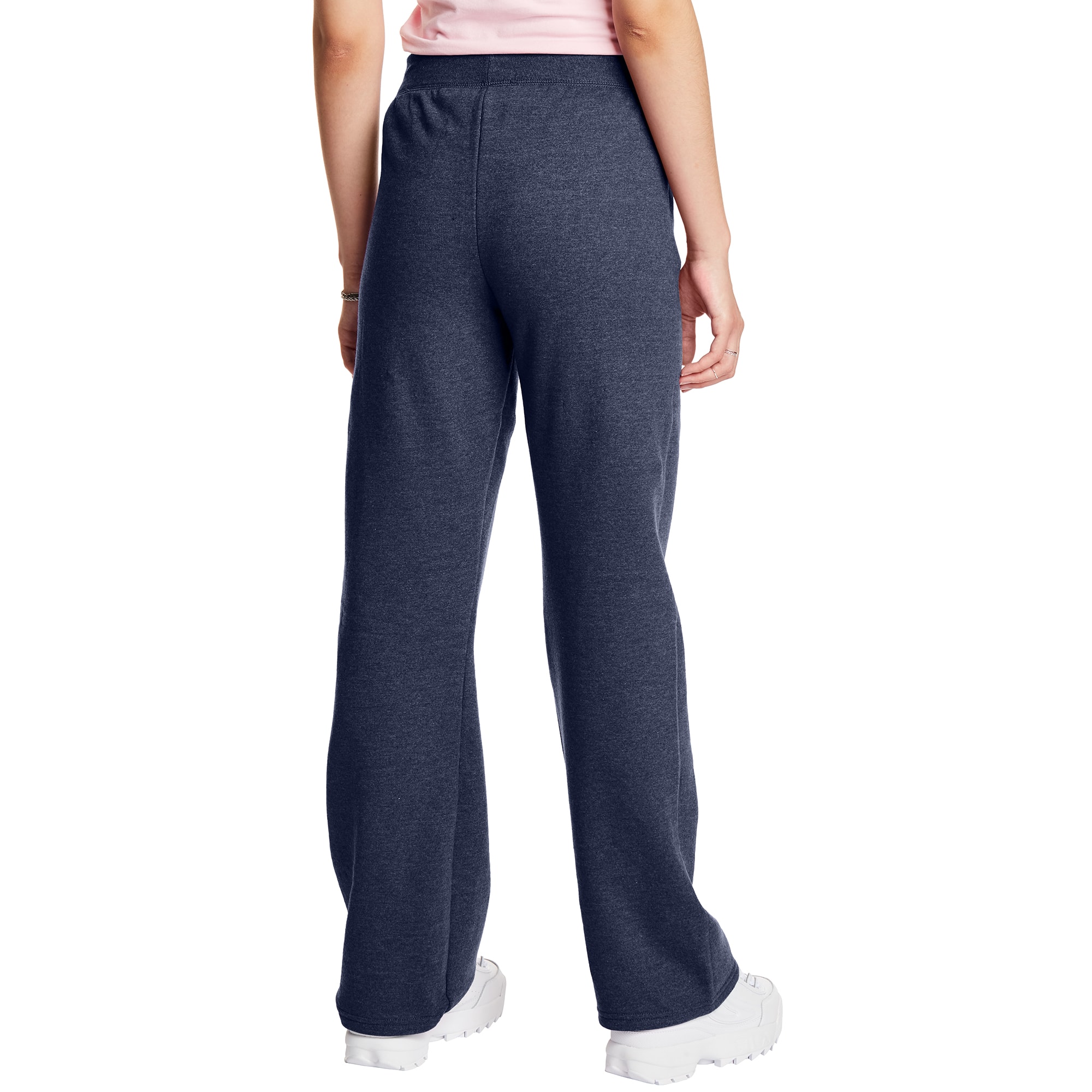 Hanes EcoSmart Open Leg Fleece Women&#x27;s Sweatpants