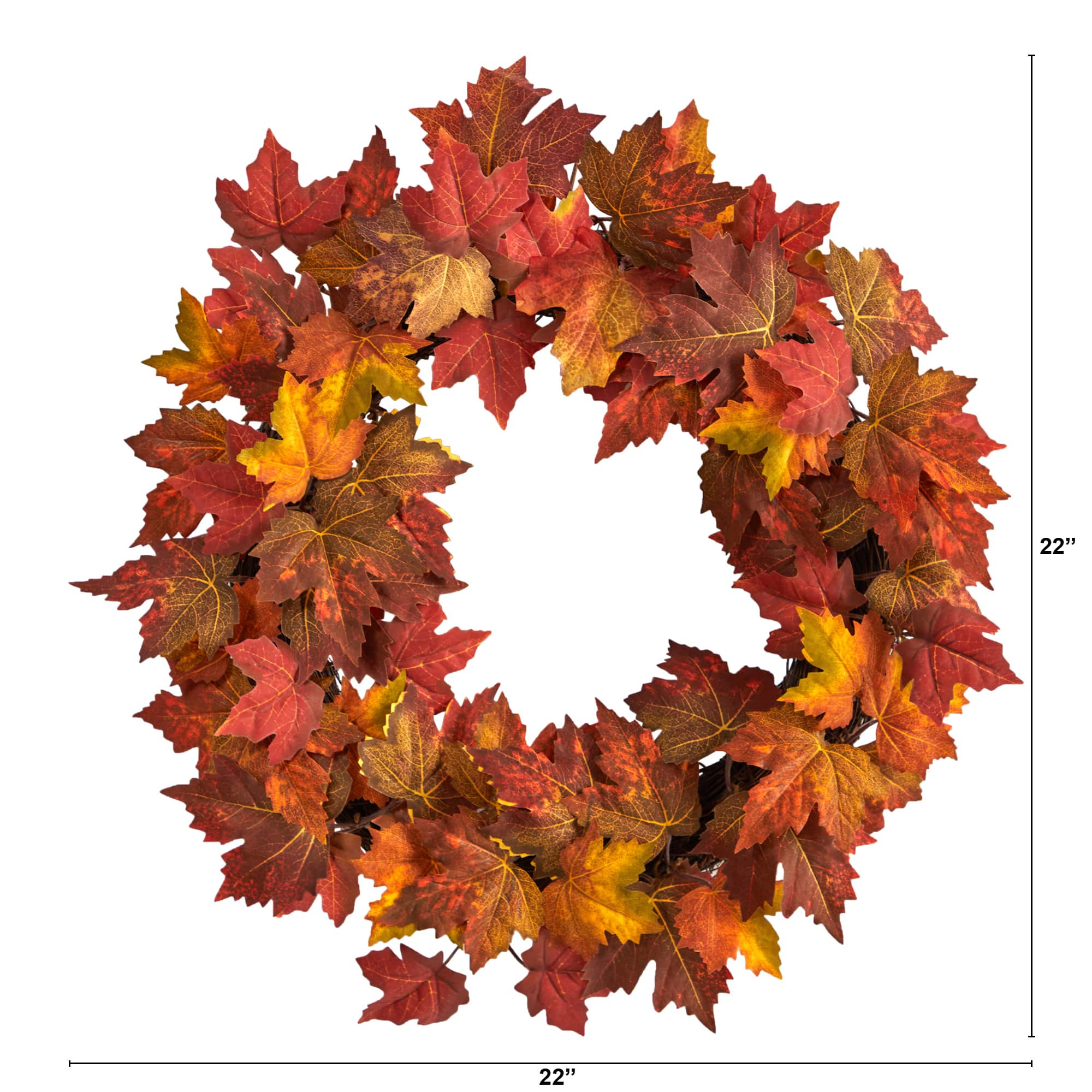 22&#x22; Maple Leaf Wreath