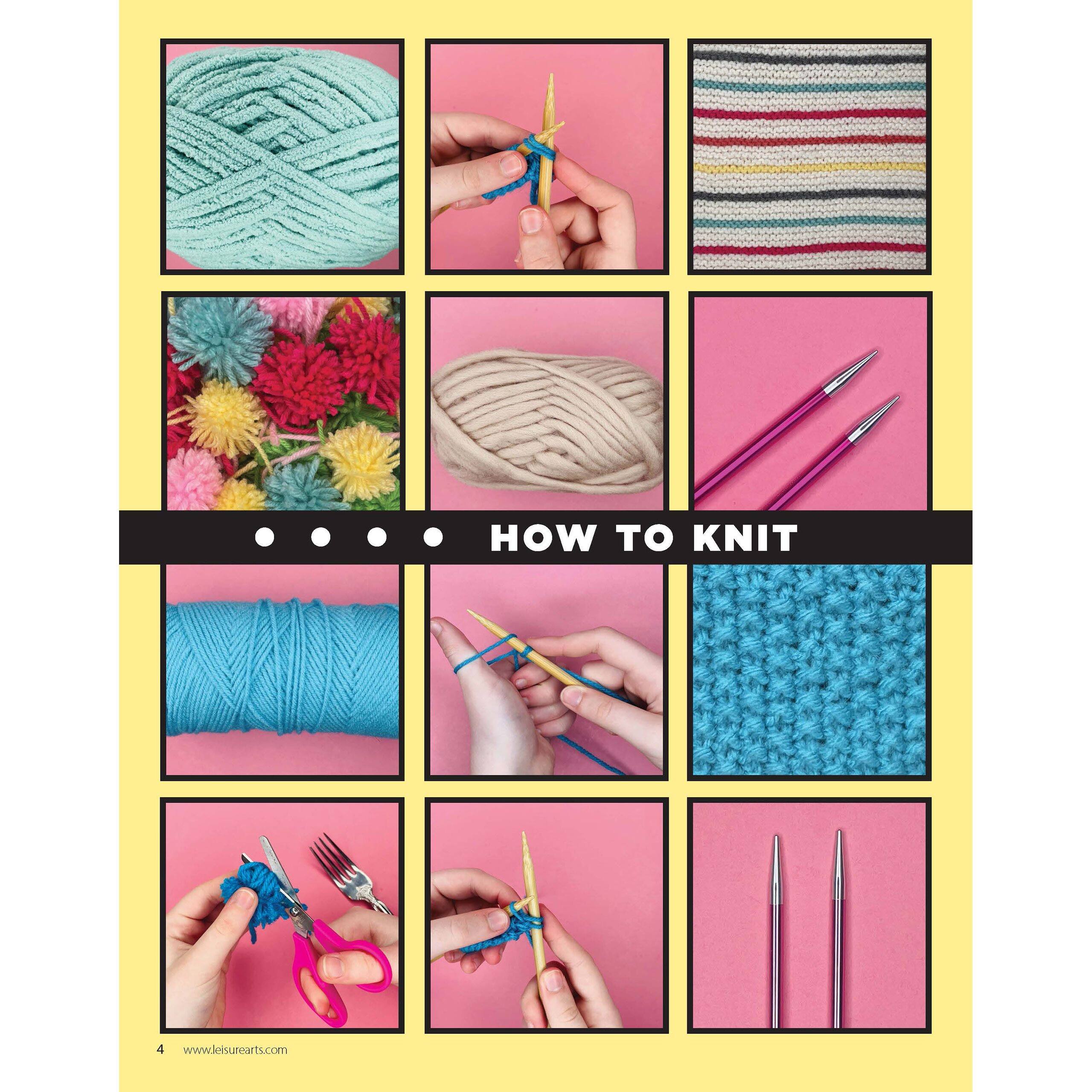 Leisure Arts&#xAE; Beginner Knitting with Shayna Anne Rose