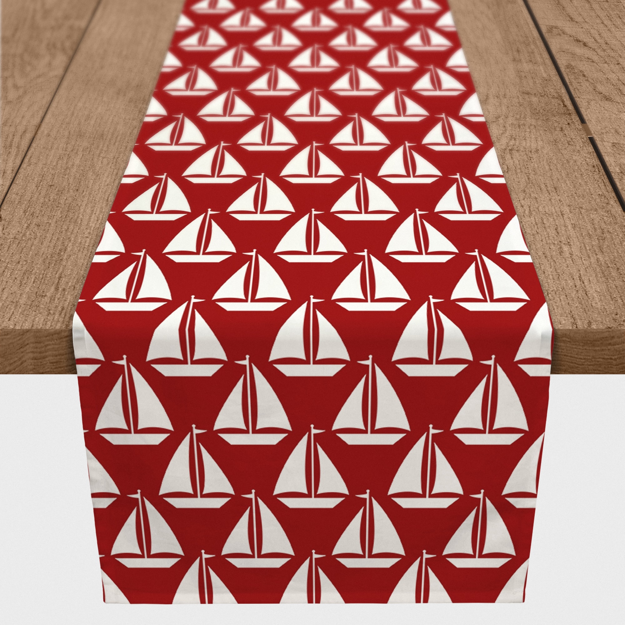 Sailboats Indoor/Outdoor Table Runner
