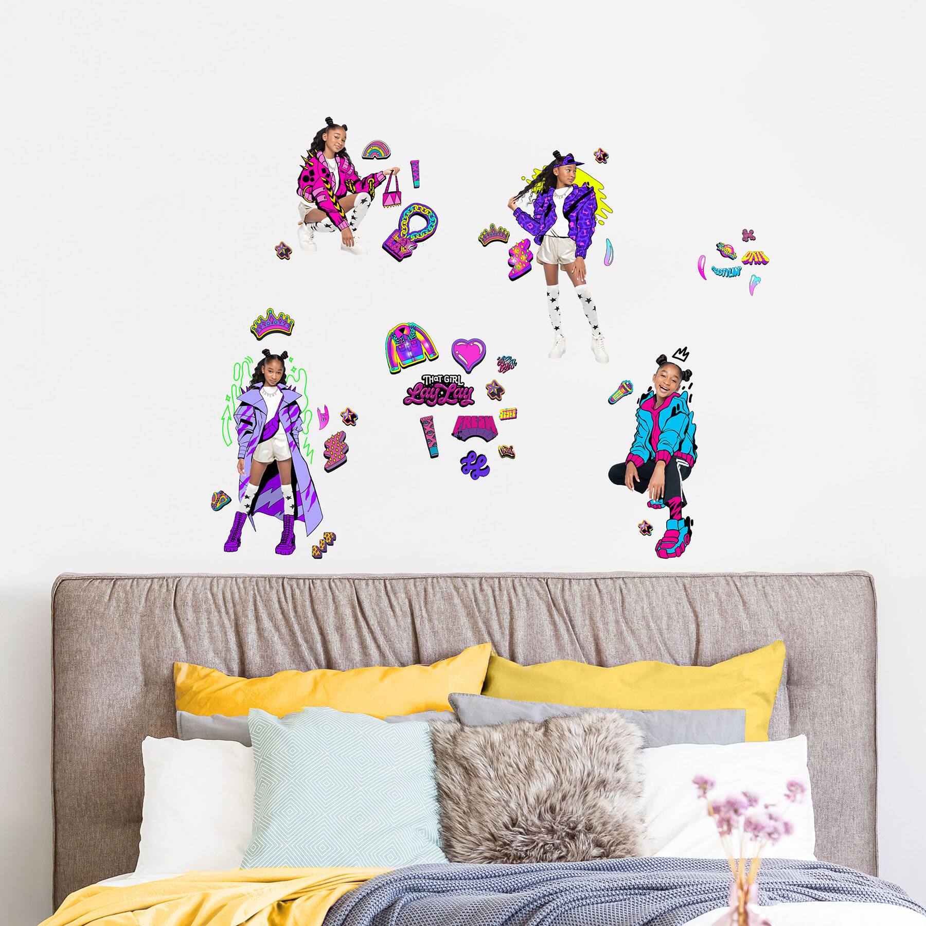 RoomMates That Girl Lay Lay Peel &#x26; Stick Wall Decals