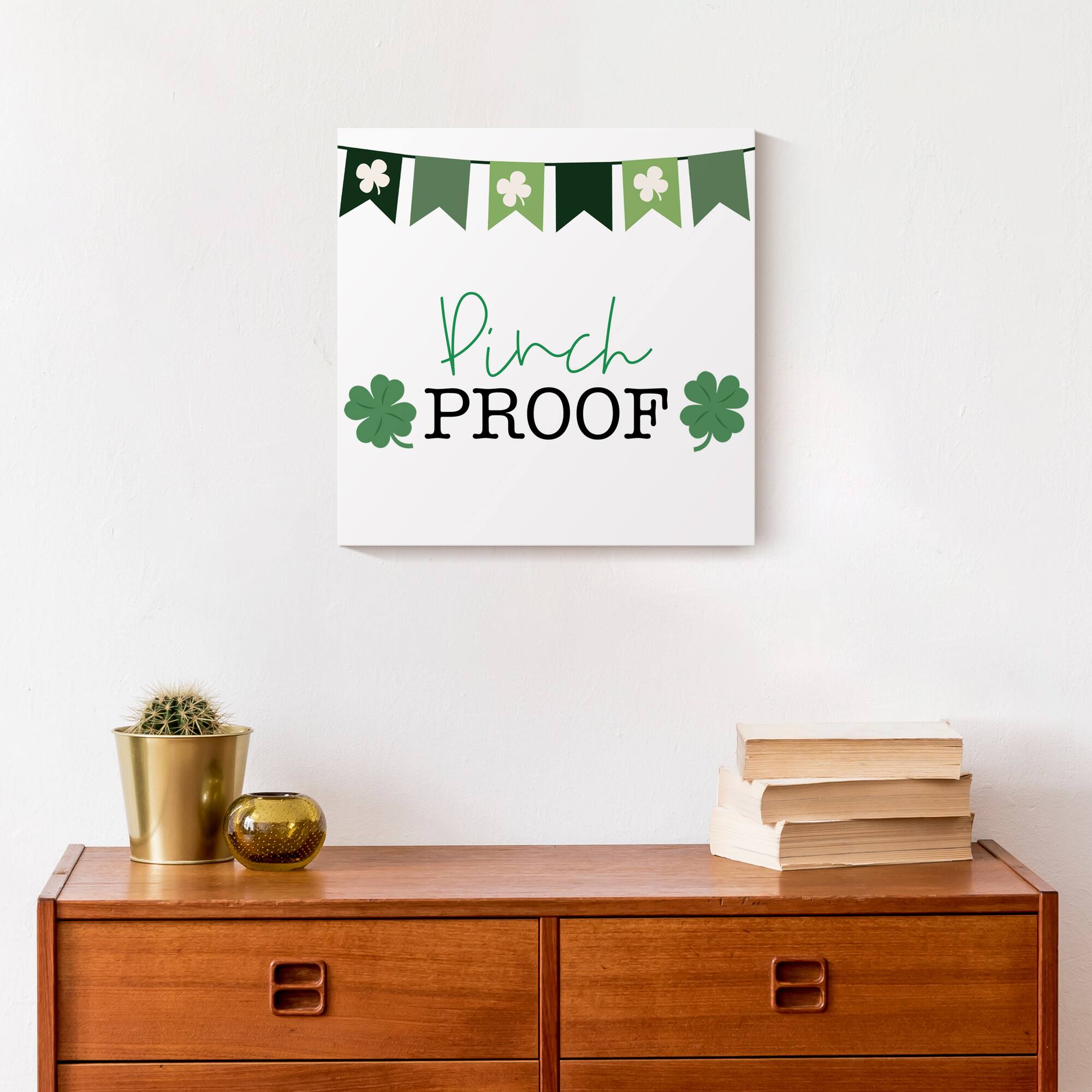 Pinch Proof Banner 12&#x22; x 12&#x22; Canvas Wall Art