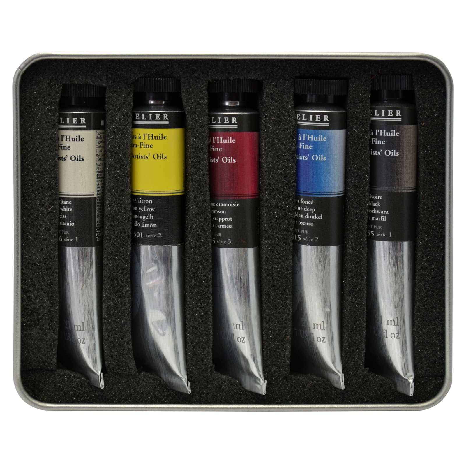 Sennelier Artists' Test Pack 5 Color Oil Paint Set | Michaels