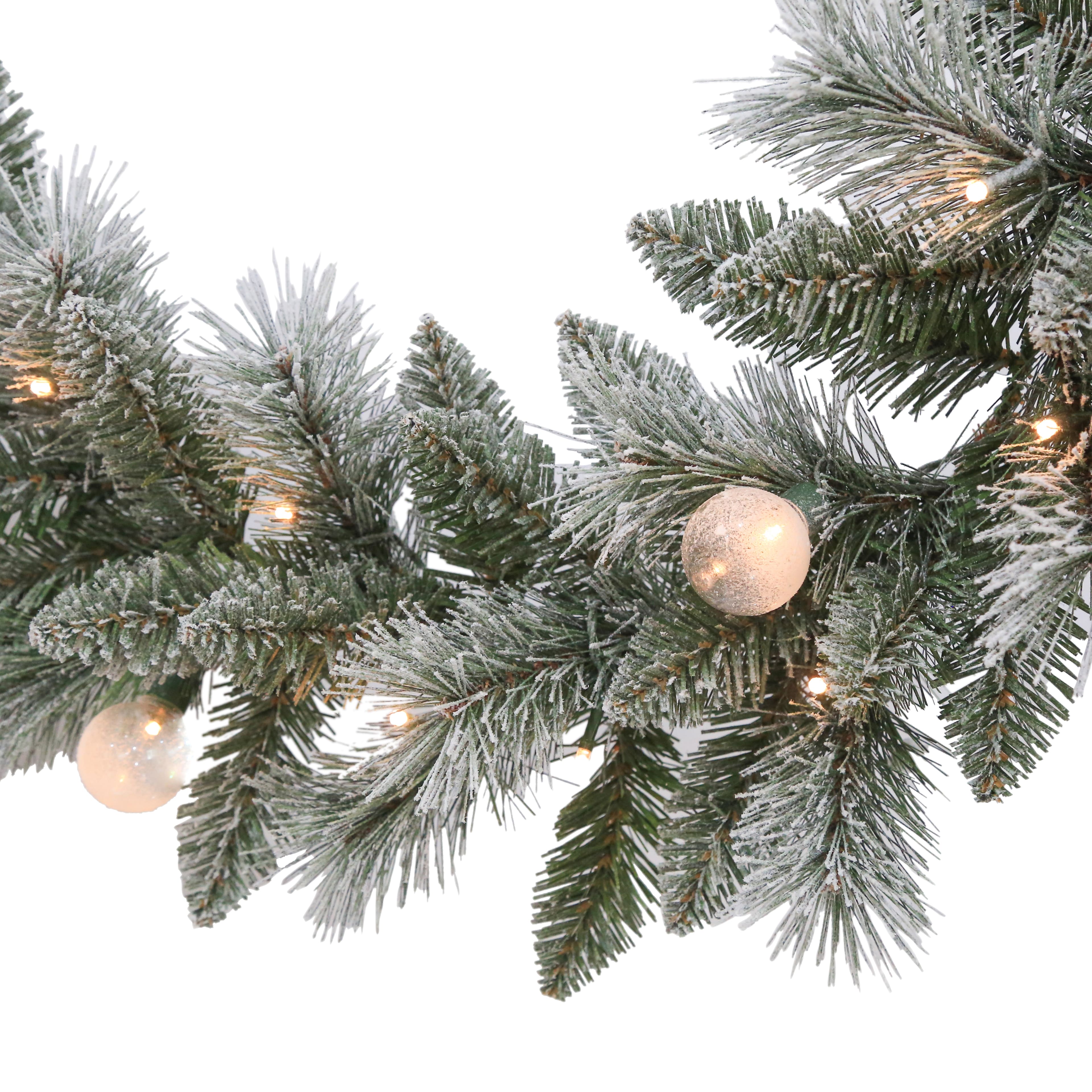 6ft. Pre-Lit Glacier Fir Garland by Ashland&#xAE;