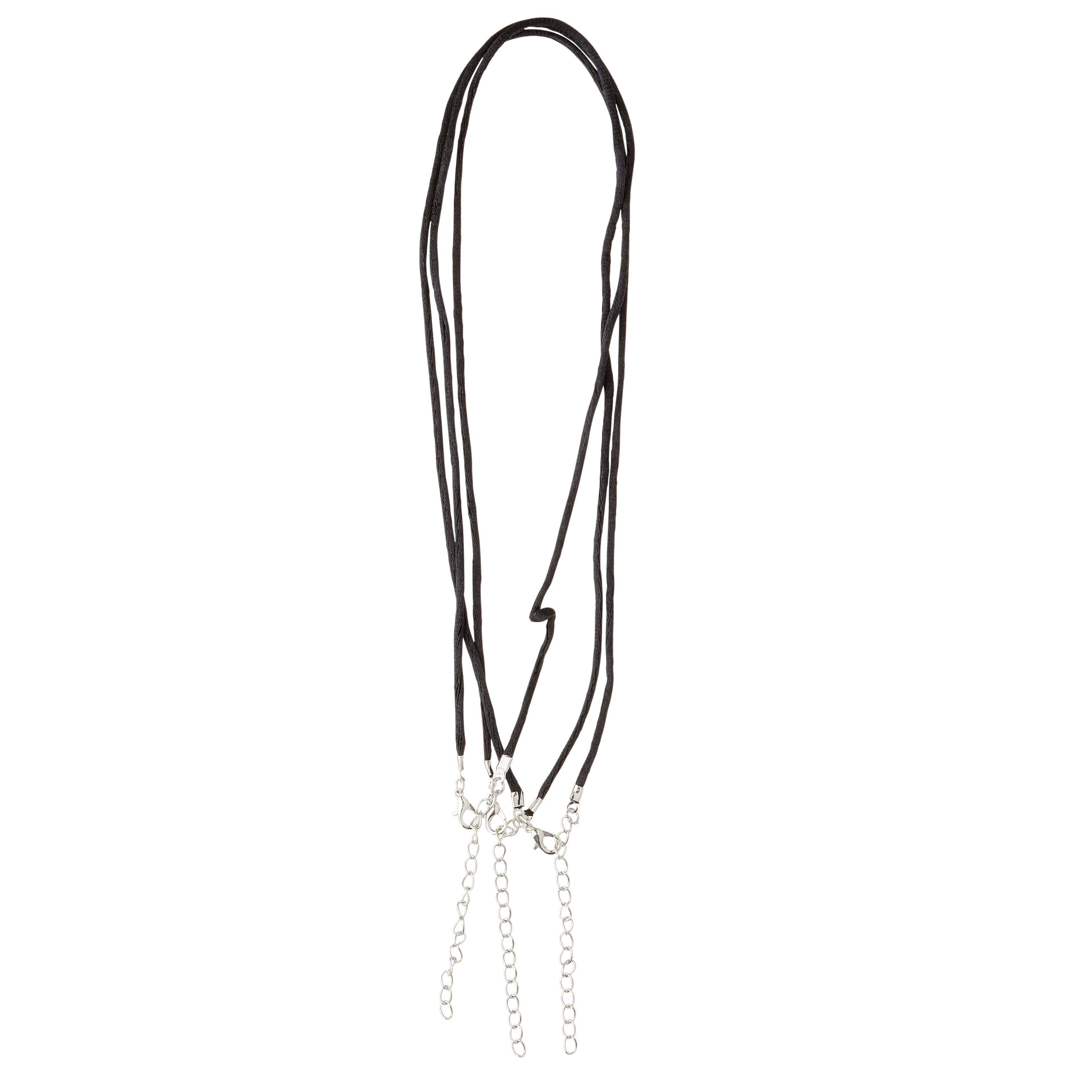 Black Nylon Cording Necklace by Bead Landing&#x2122;