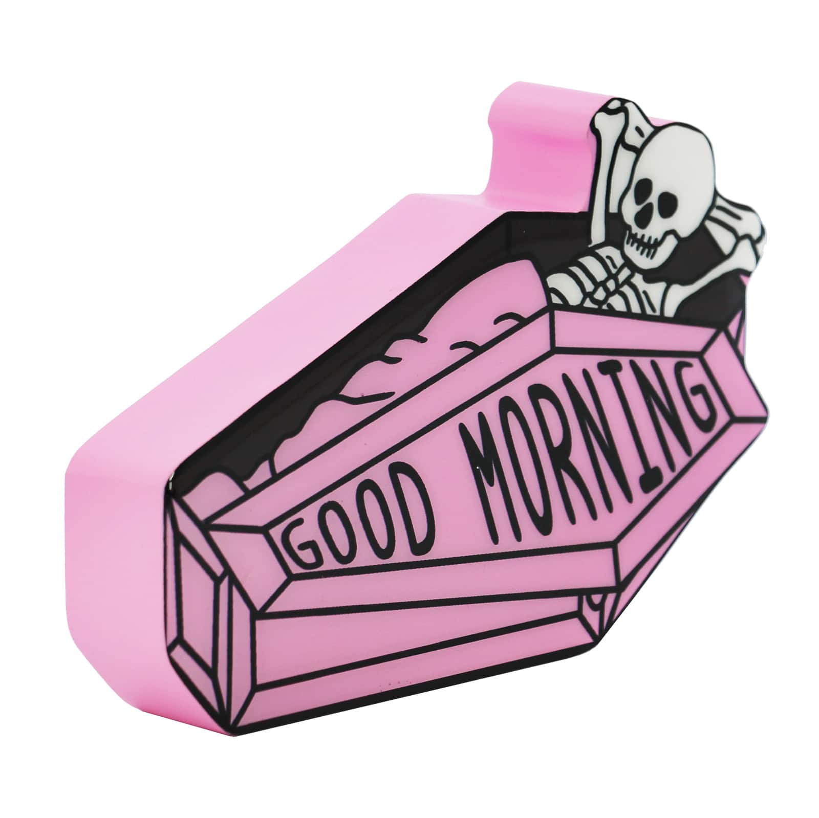 6&#x22; Good Morning Coffin Tabletop D&#xE9;cor by Ashland&#xAE;