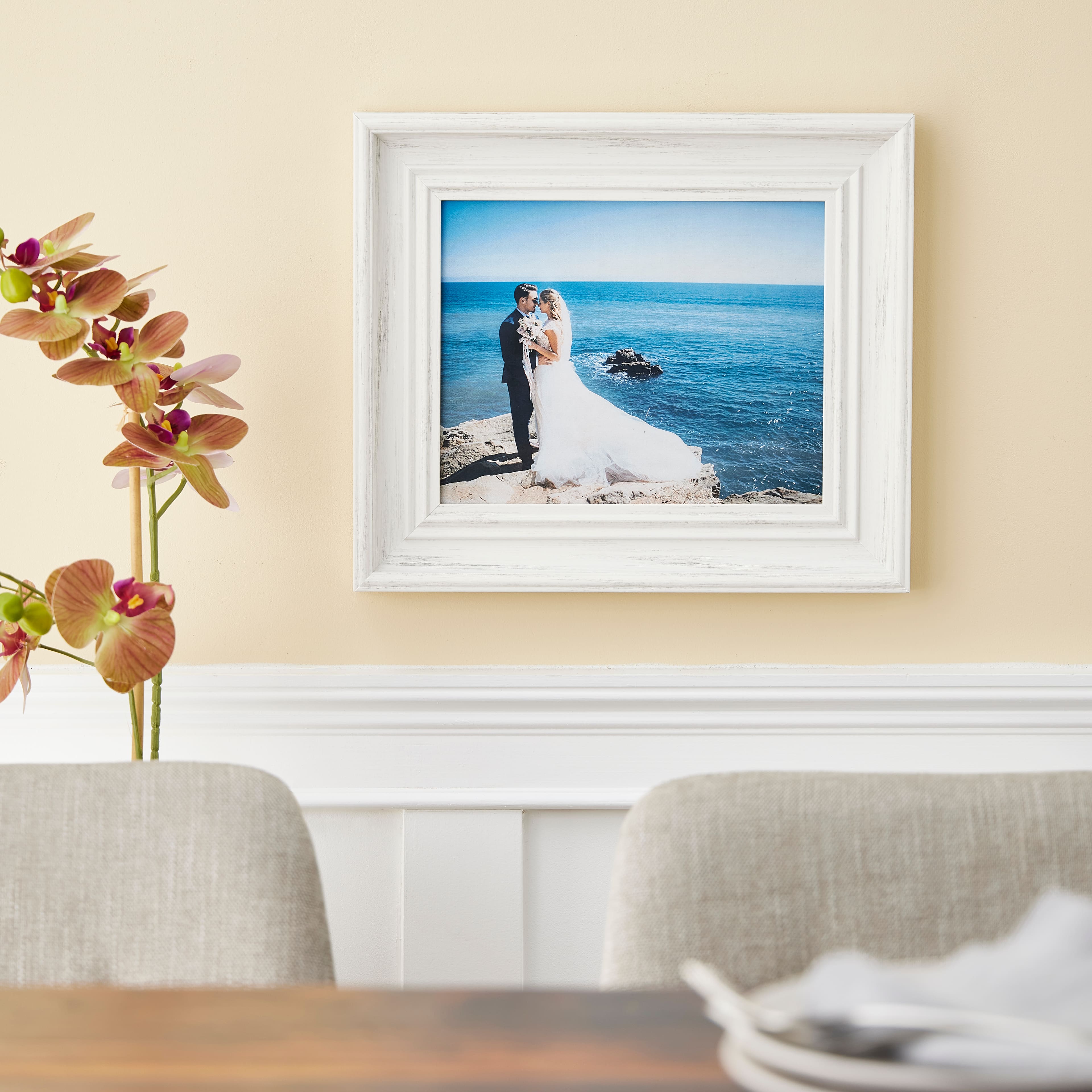 6 Pack: Home White Distressed Catalina Frame by Studio Décor®