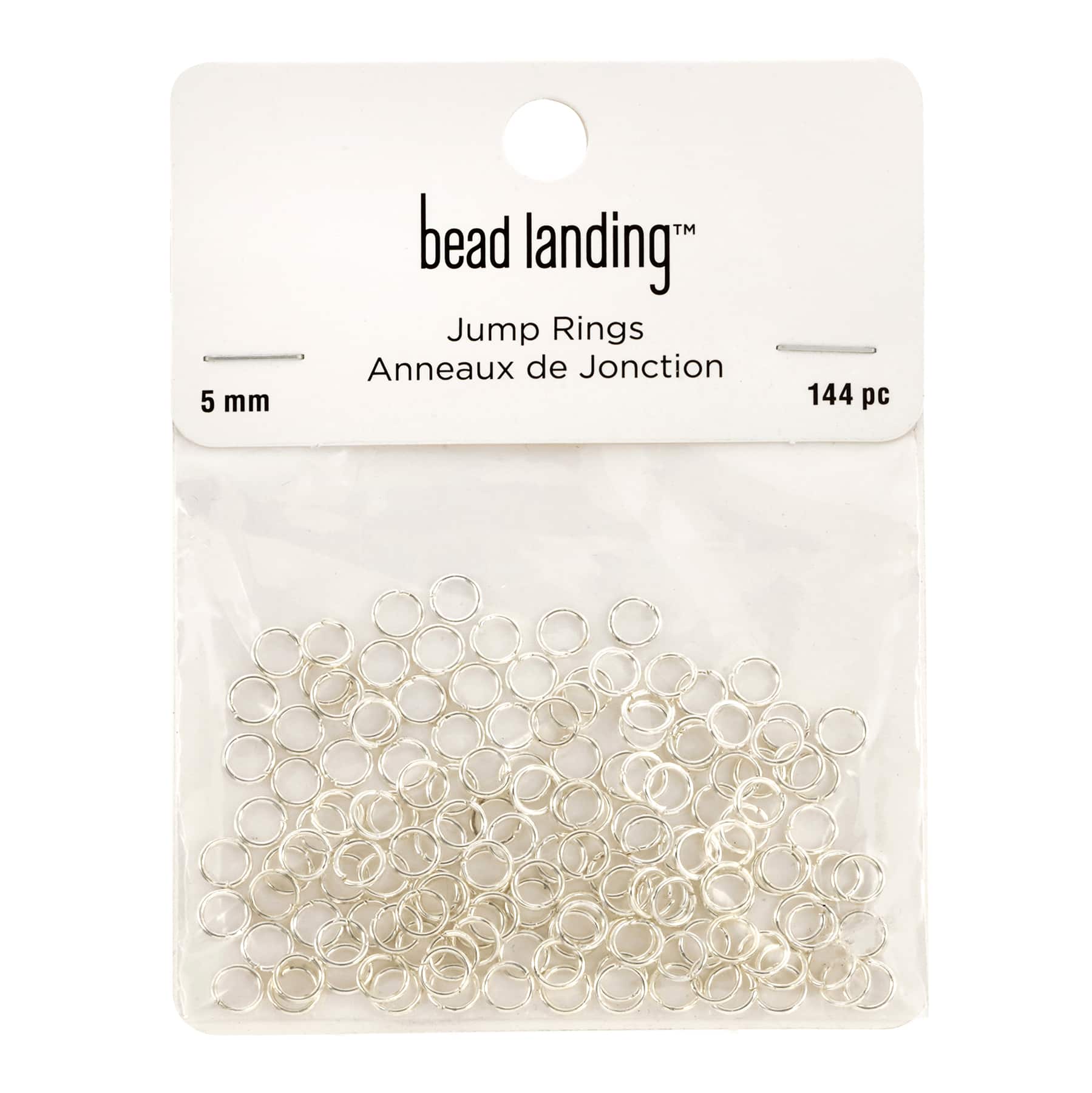 4mm Rhodium Crimp Bead Covers by Bead Landing™