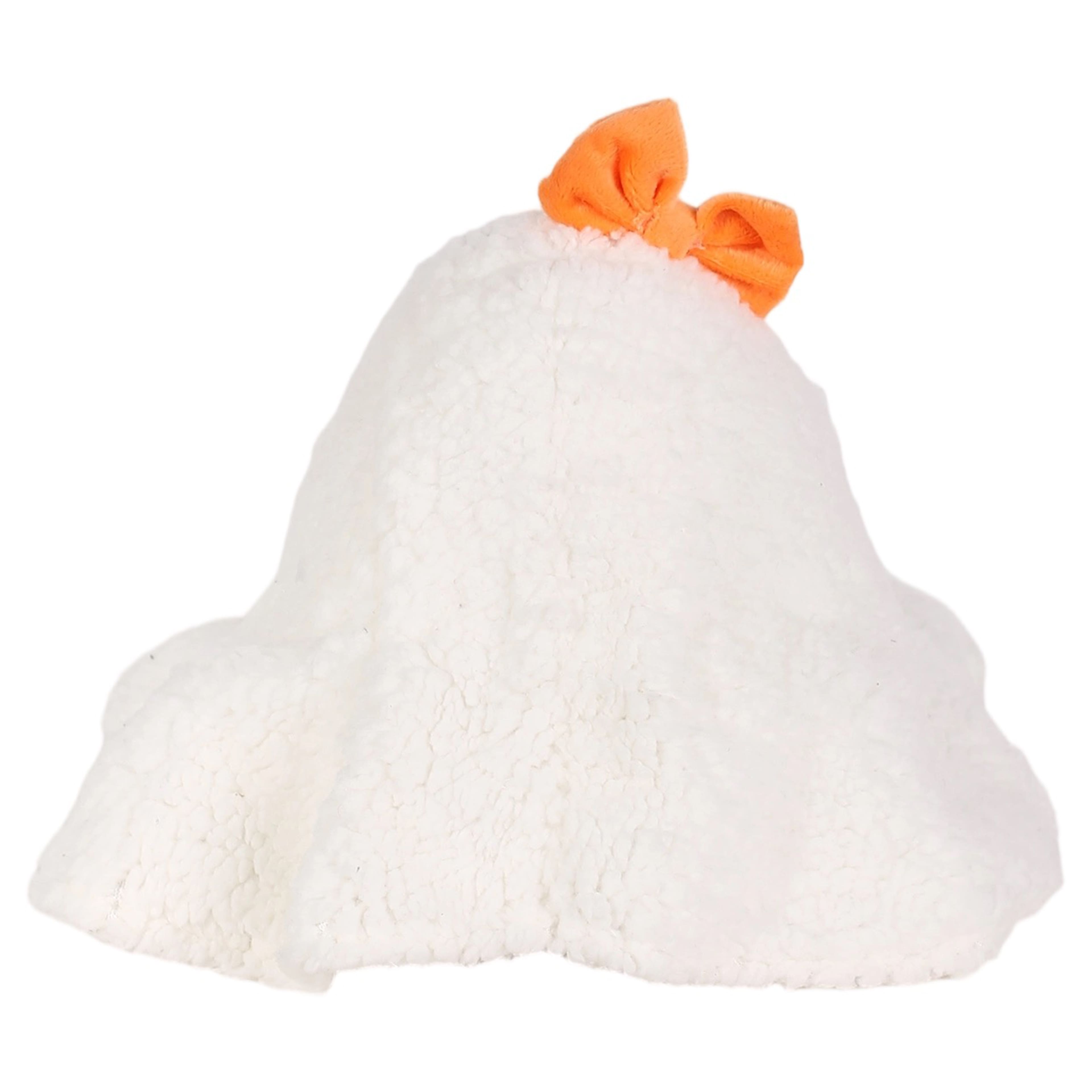 9&#x22; Ghost with Orange Bow Pillow by Ashland&#xAE;