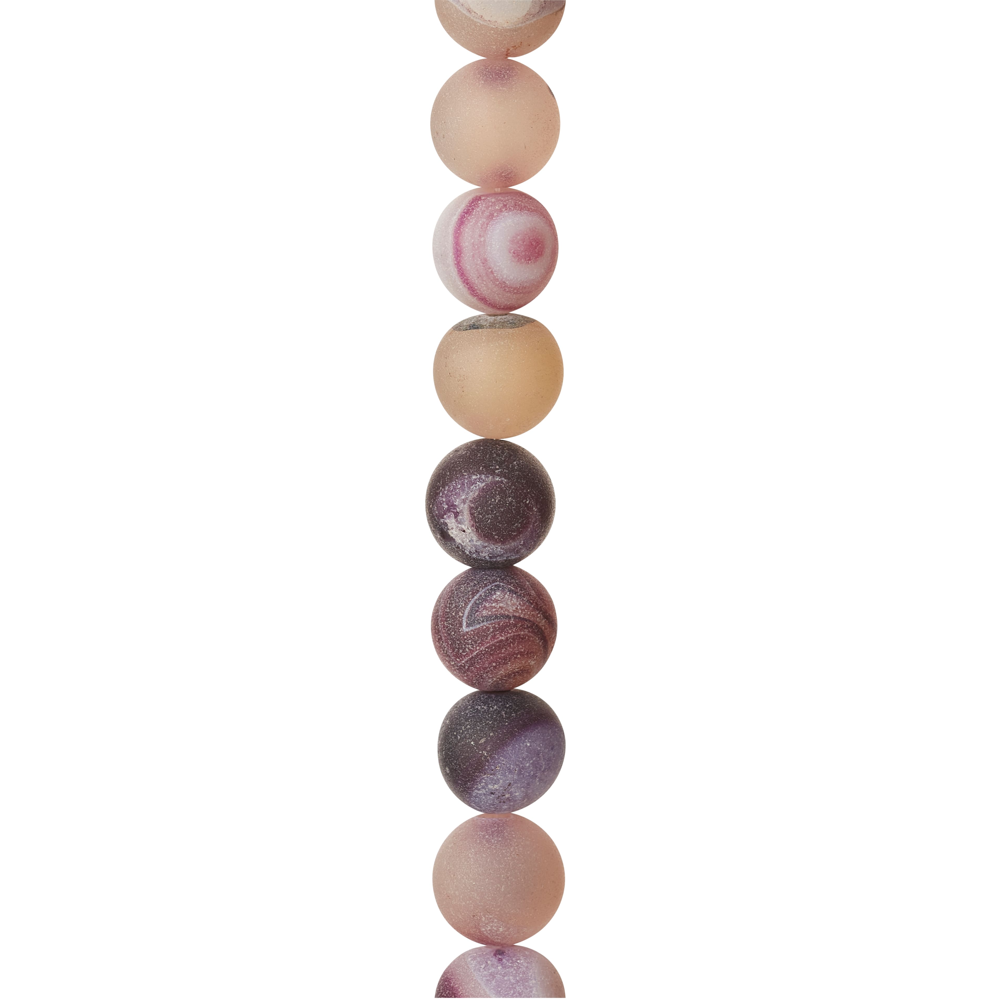 12 Pack: Purple Agate Round Beads, 10mm by Bead Landing™