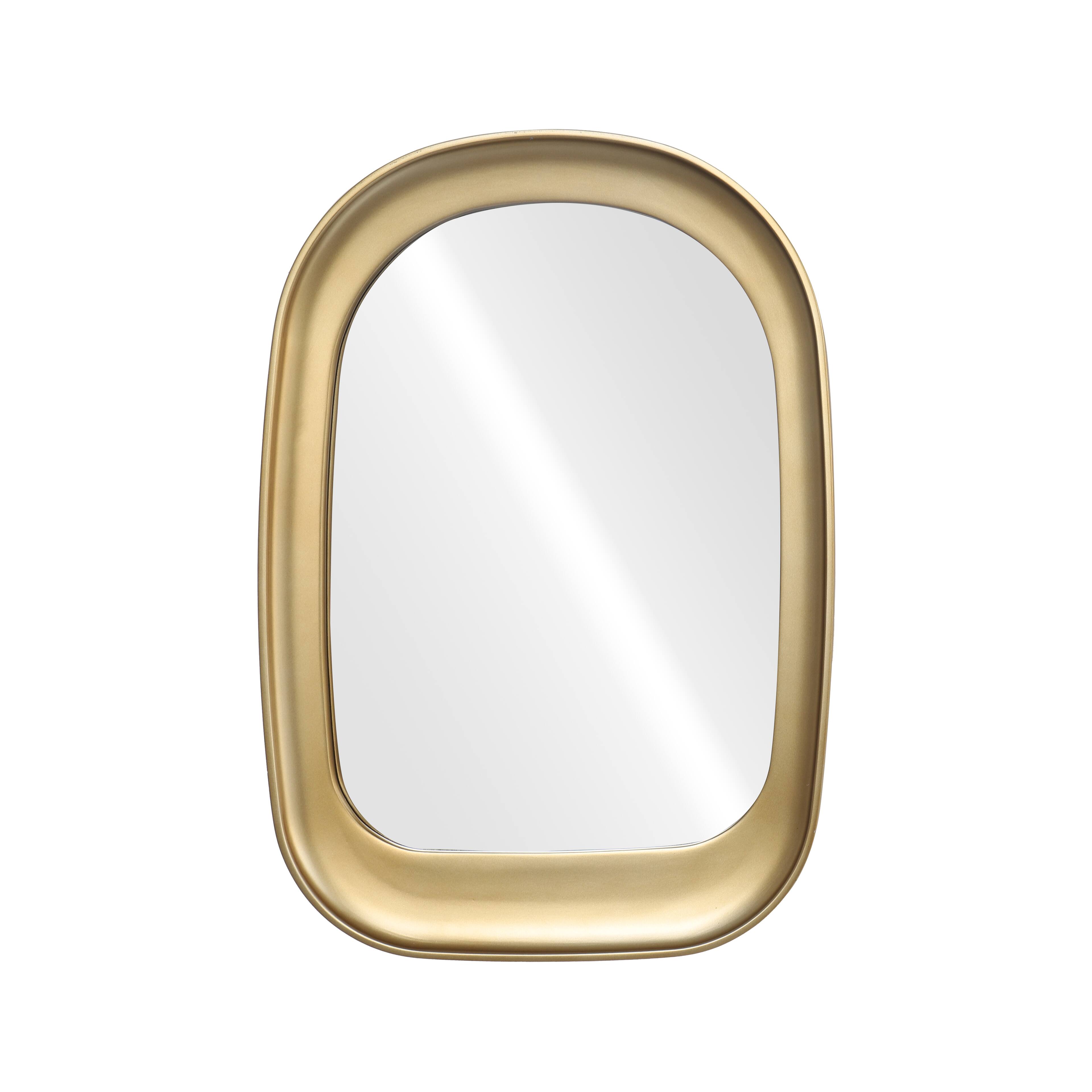 Home 16.5" x 23.5" Ornate Gold Arch Decorative Wall Mirror by Ashland®