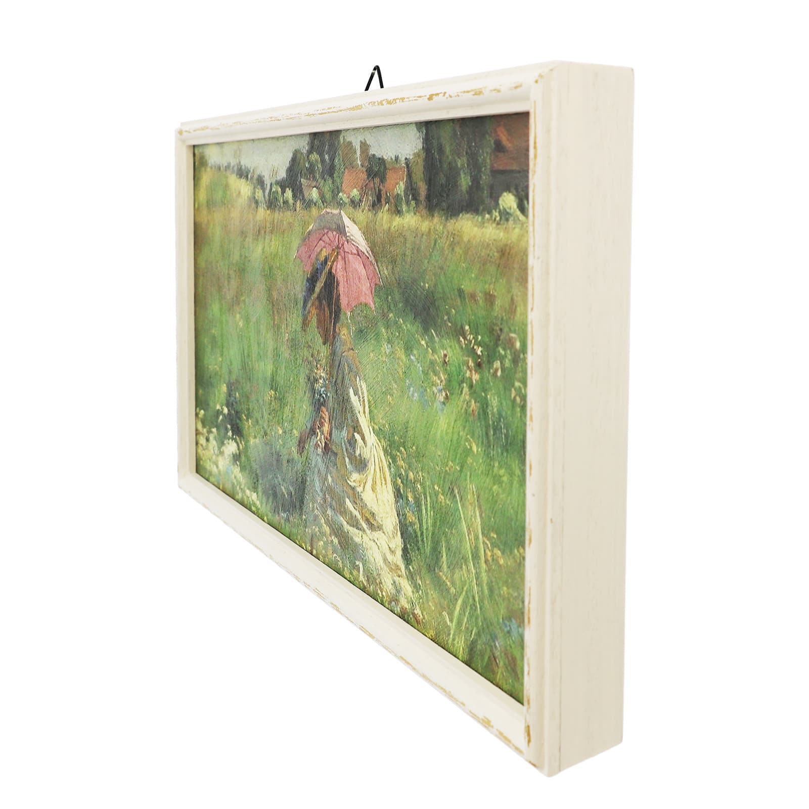 18.75&#x22; Gathering Flowers Wall Art in Weathered Frame by Ashland&#xAE;