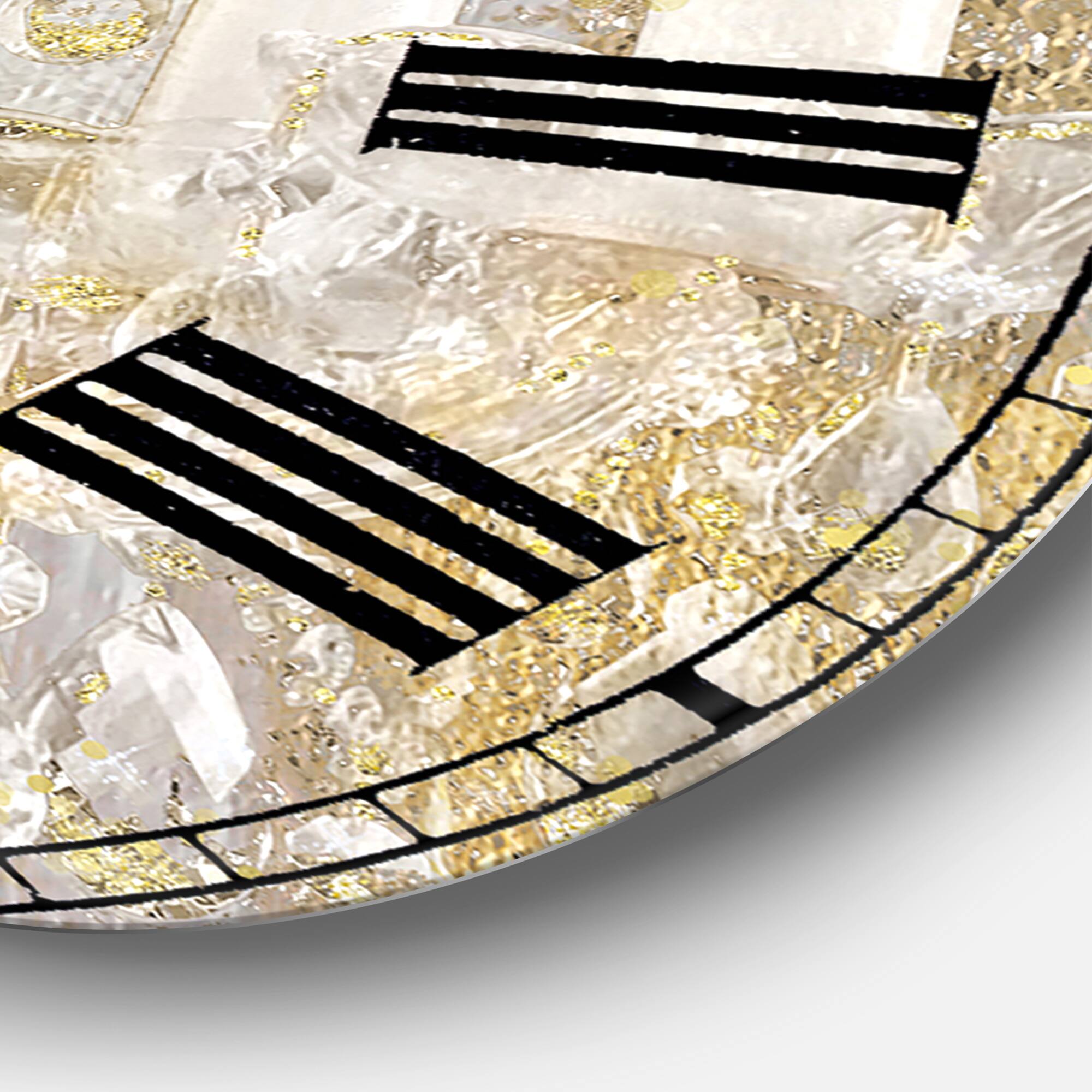 Designart 'Treasured Cottage Oversized Fashion Wall Clock