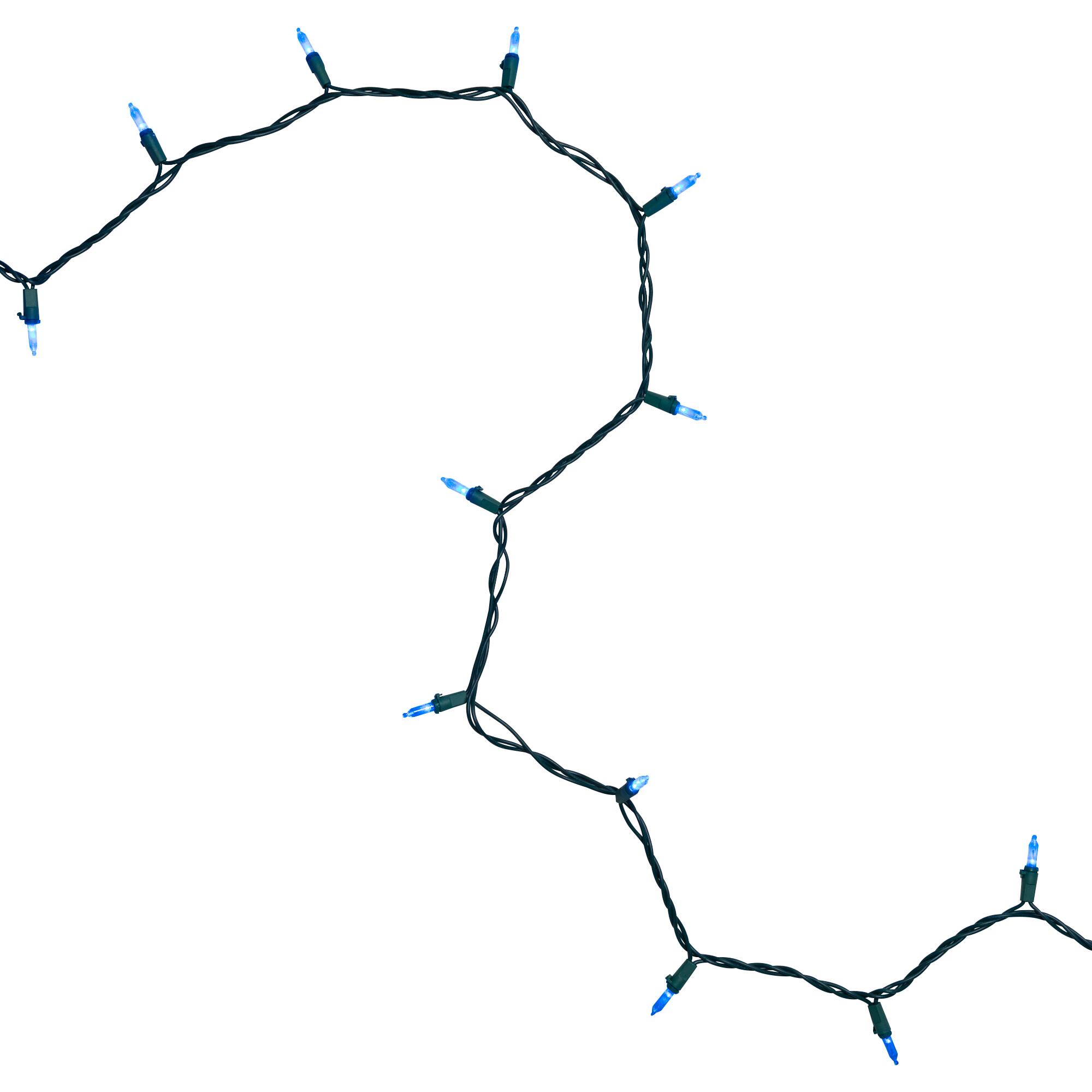 100ct. LED Mini Christmas Lights With Green Wire