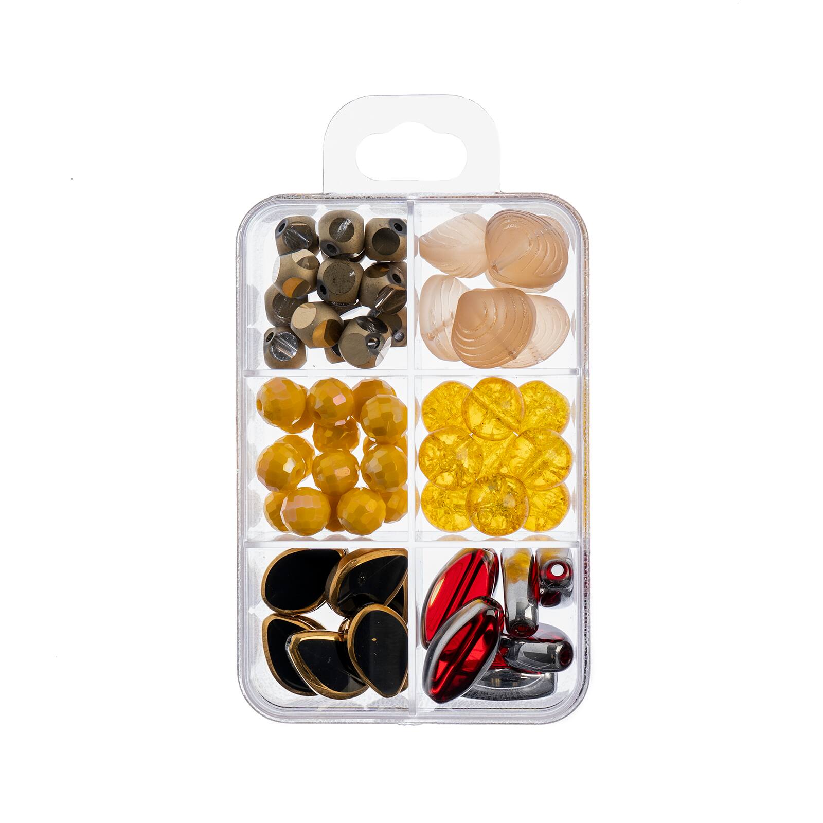 John Bead Masterpiece Collection Glass Bead Box Mix