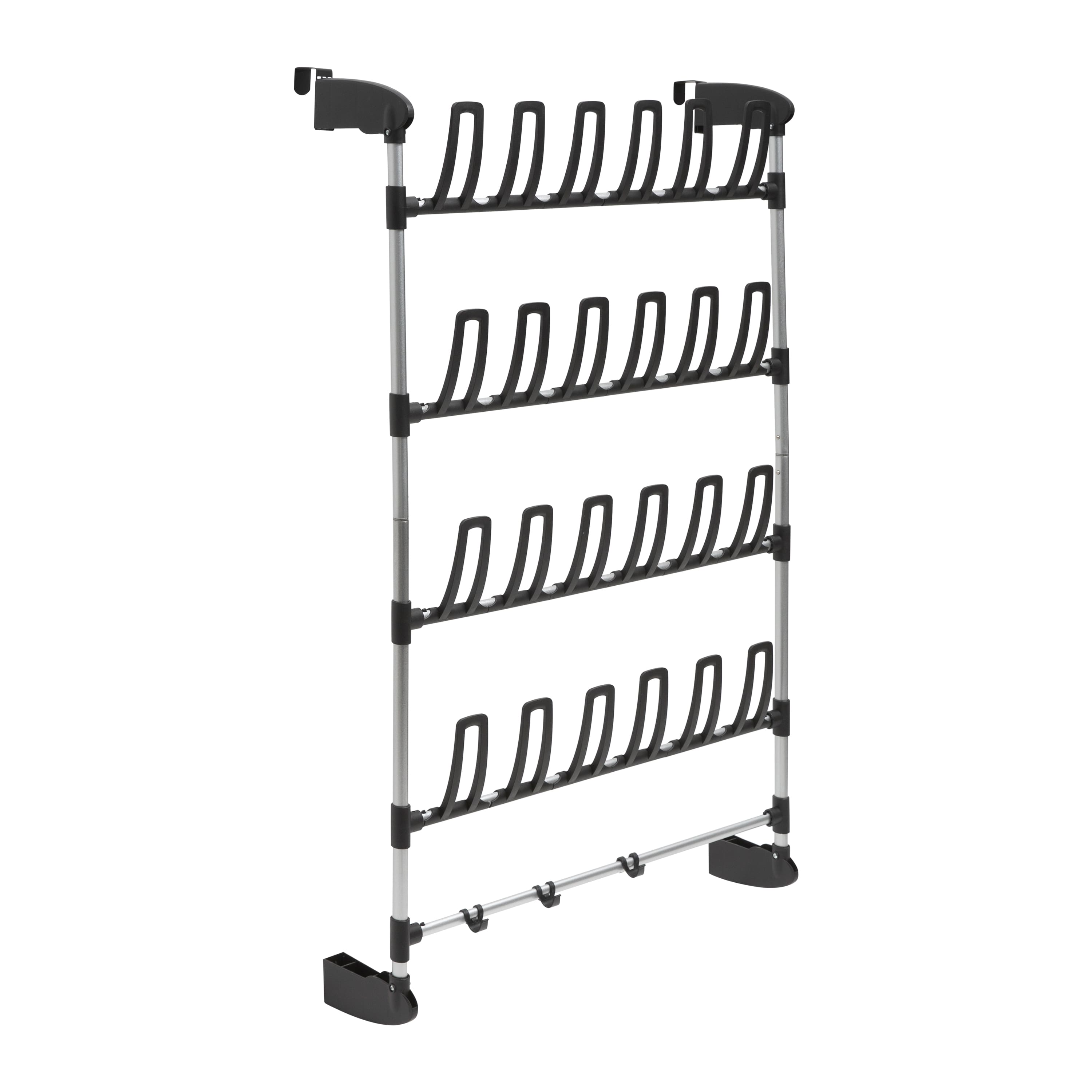 Organize It All 12 Pair Over the Door Shoe Rack with Accessory Hooks Michaels