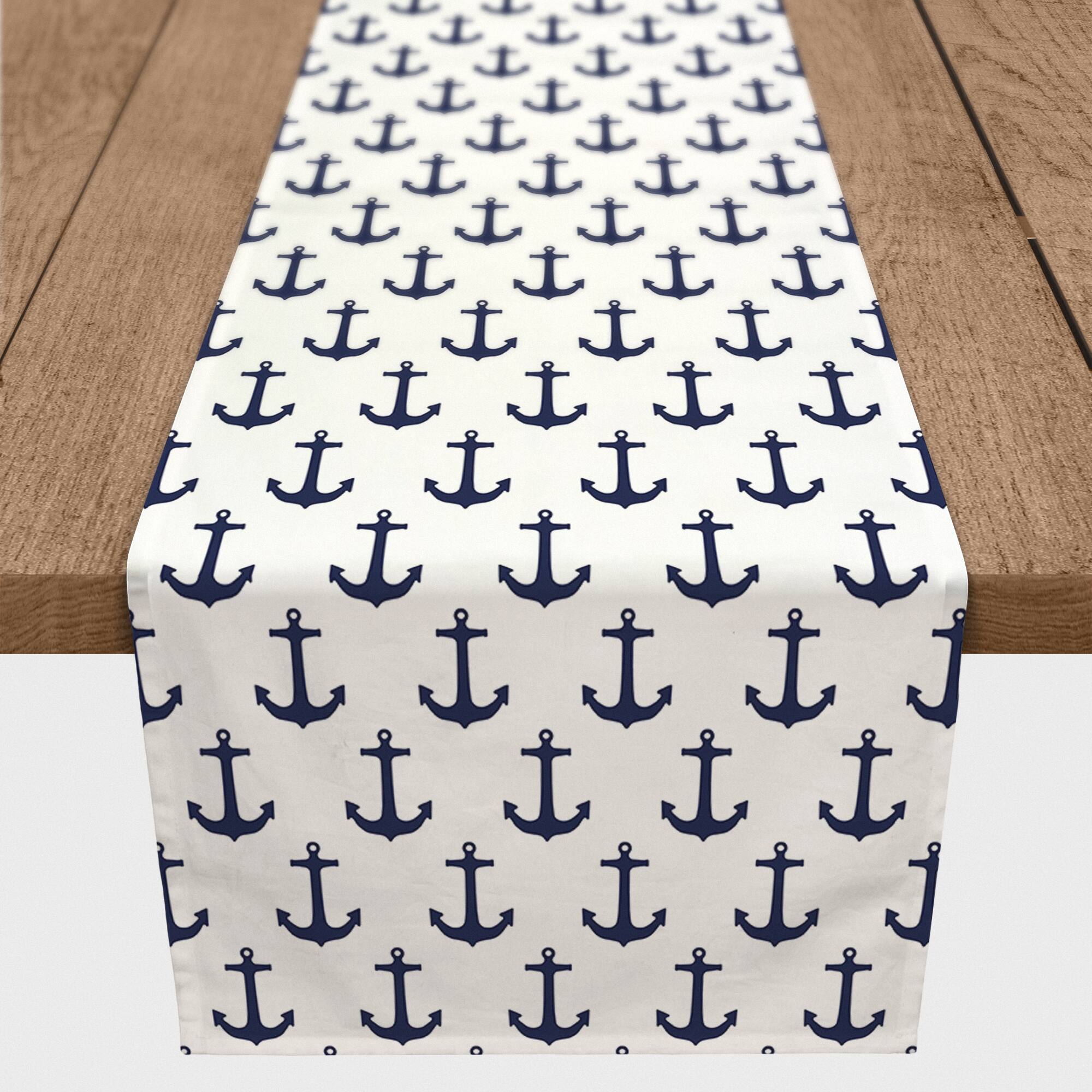 Anchors Indoor/Outdoor Table Runner