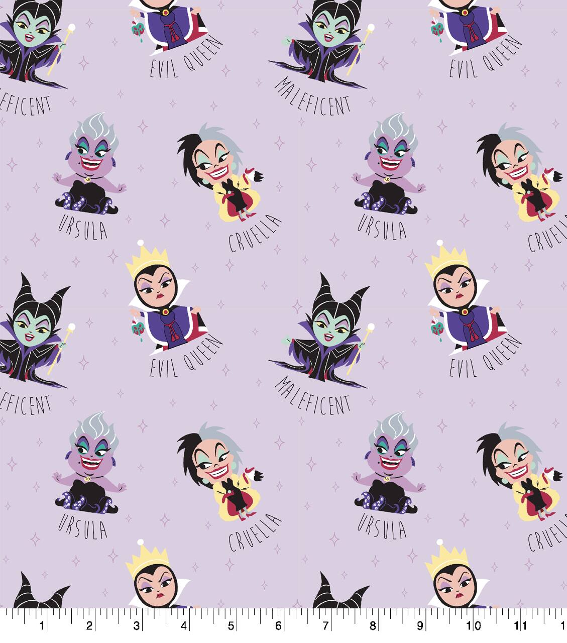 Disney® Villains Toss Cotton Fabric