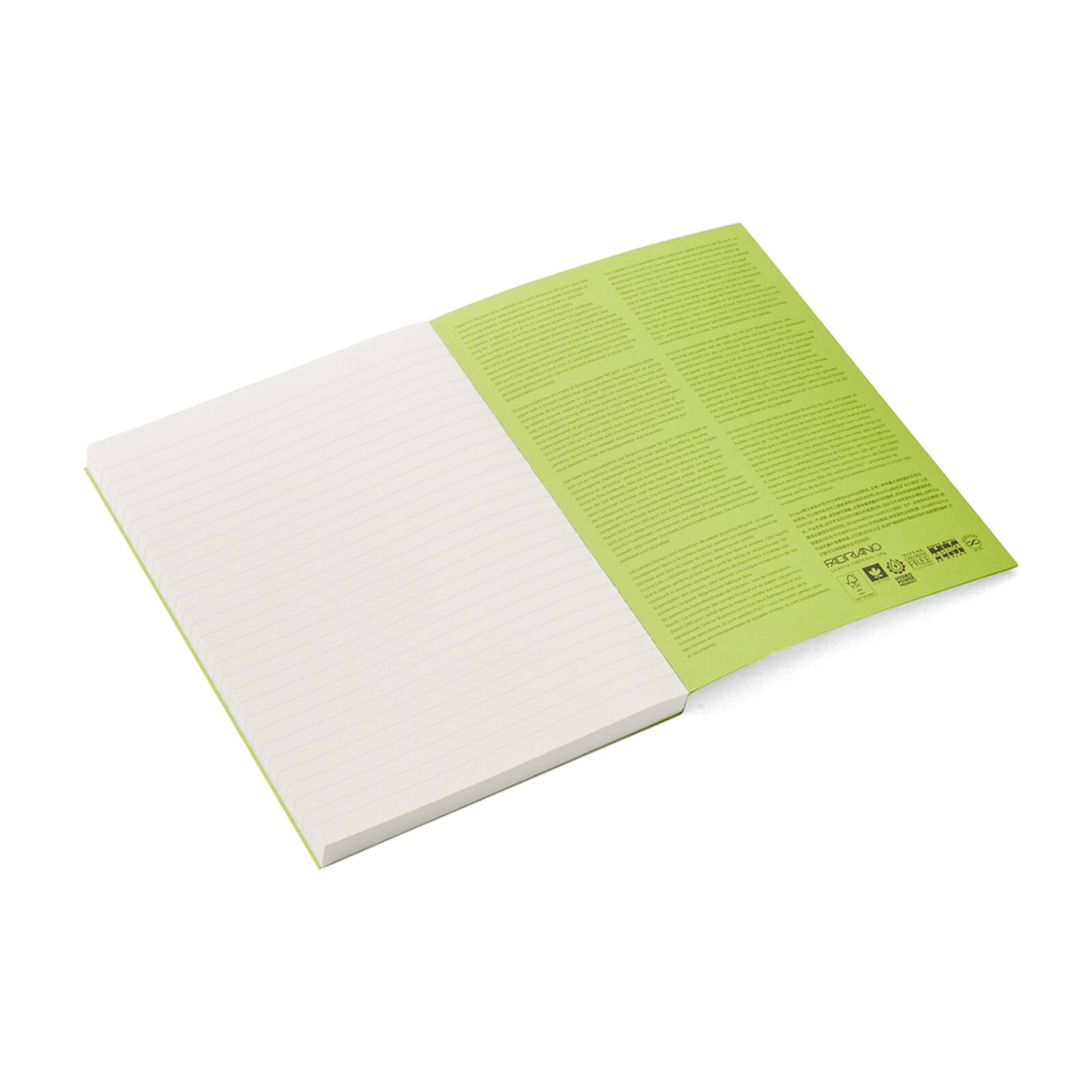 Fabriano&#xAE; Ecoqua Plus Lined A5 Glue-Bound Notebook