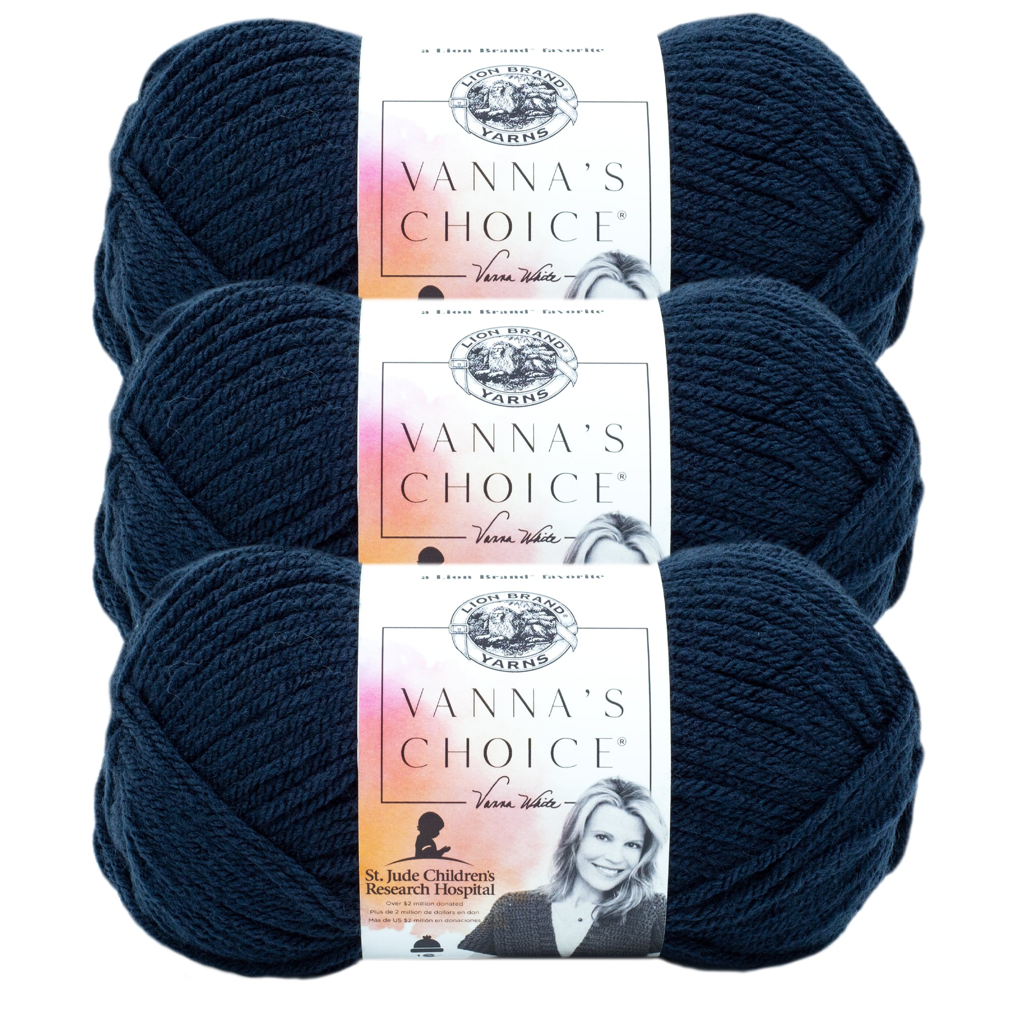 3 Pack Lion Brand® Vanna's Choice® Solid Yarn