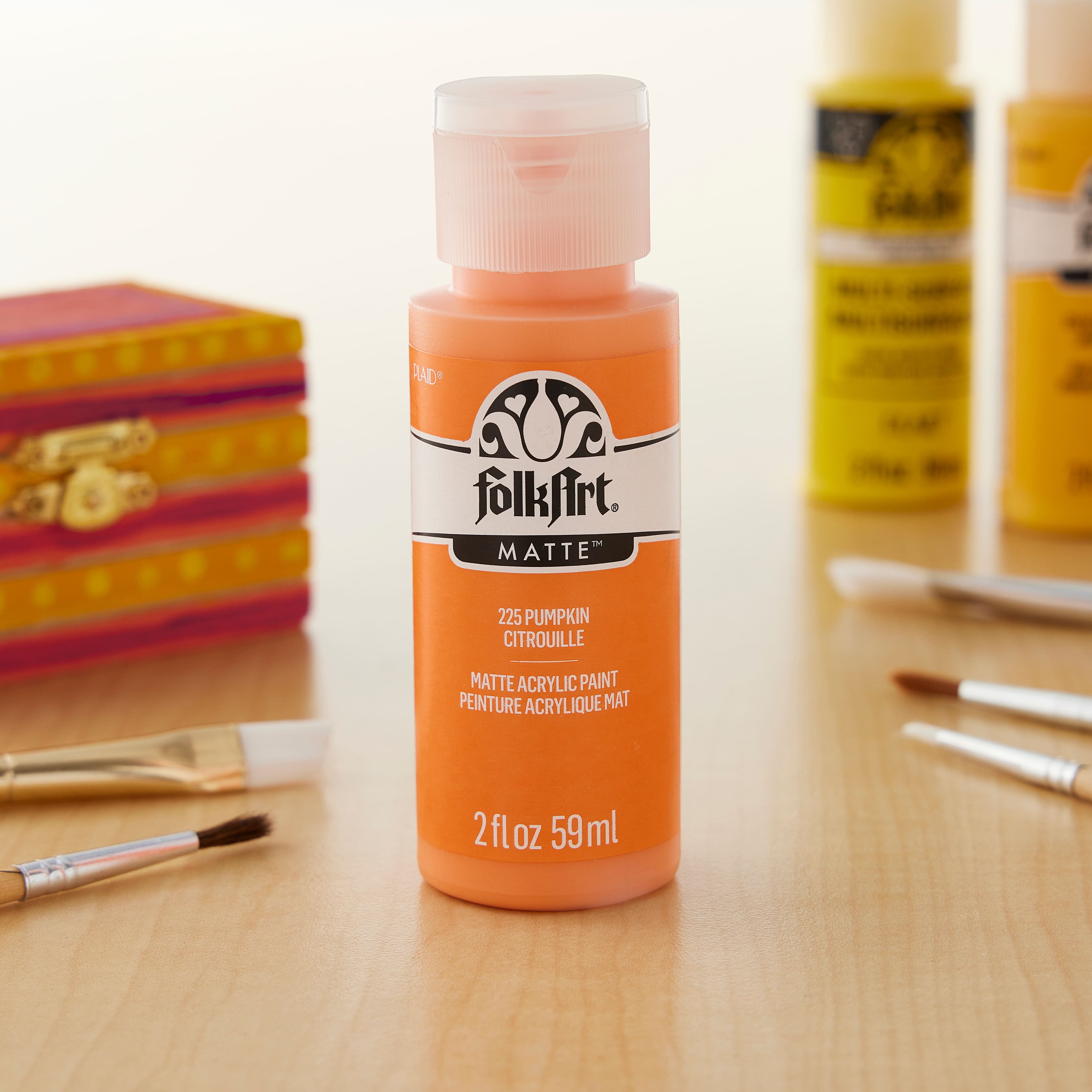List 2 of 3 Folkart Premium Paint single Bottle, Smooth Matte Finish.  Unsurpassed Quality. Buy More & Save on Shipping 