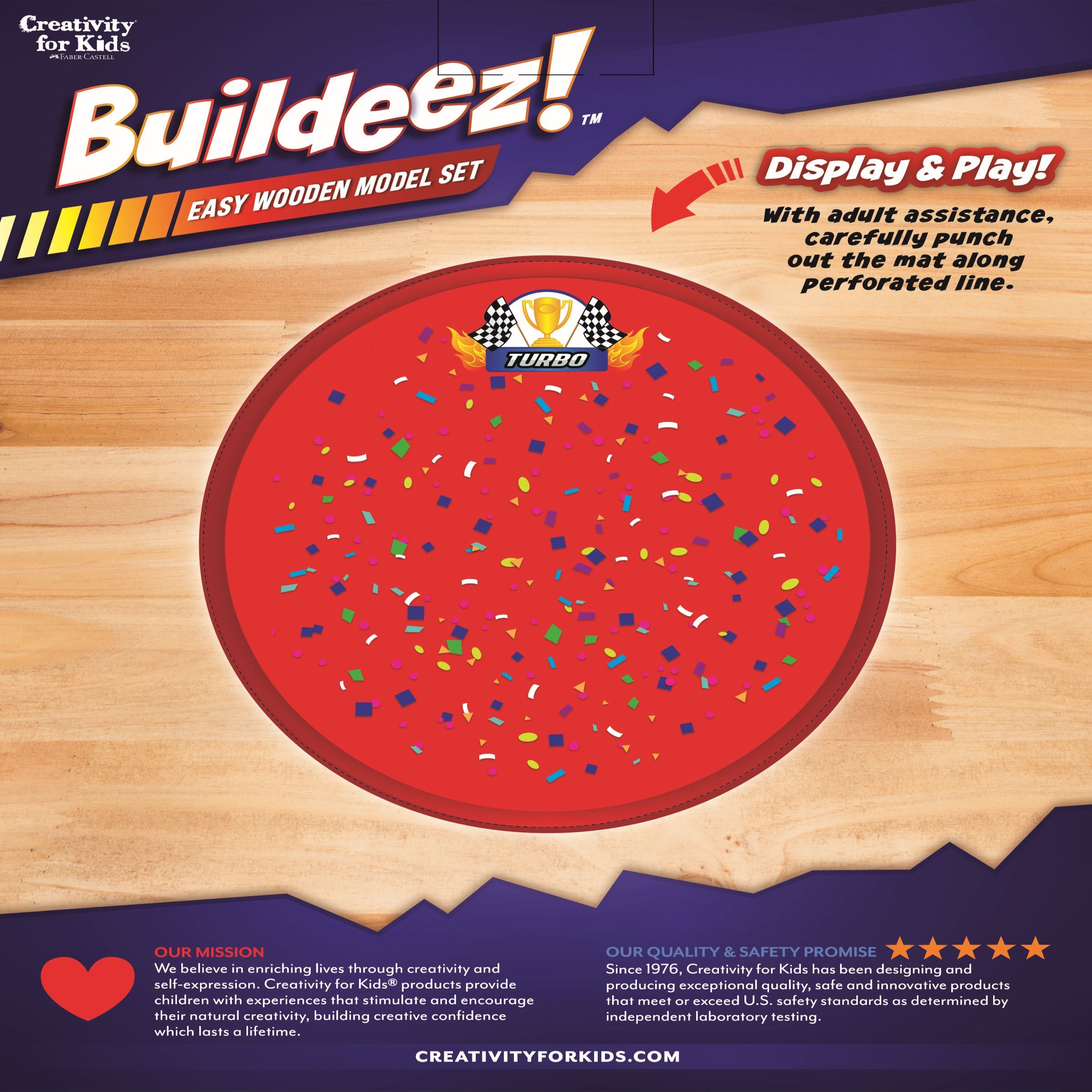 Creativity for Kids® Buildeez!™ Blaze Race Car Wooden Model Set