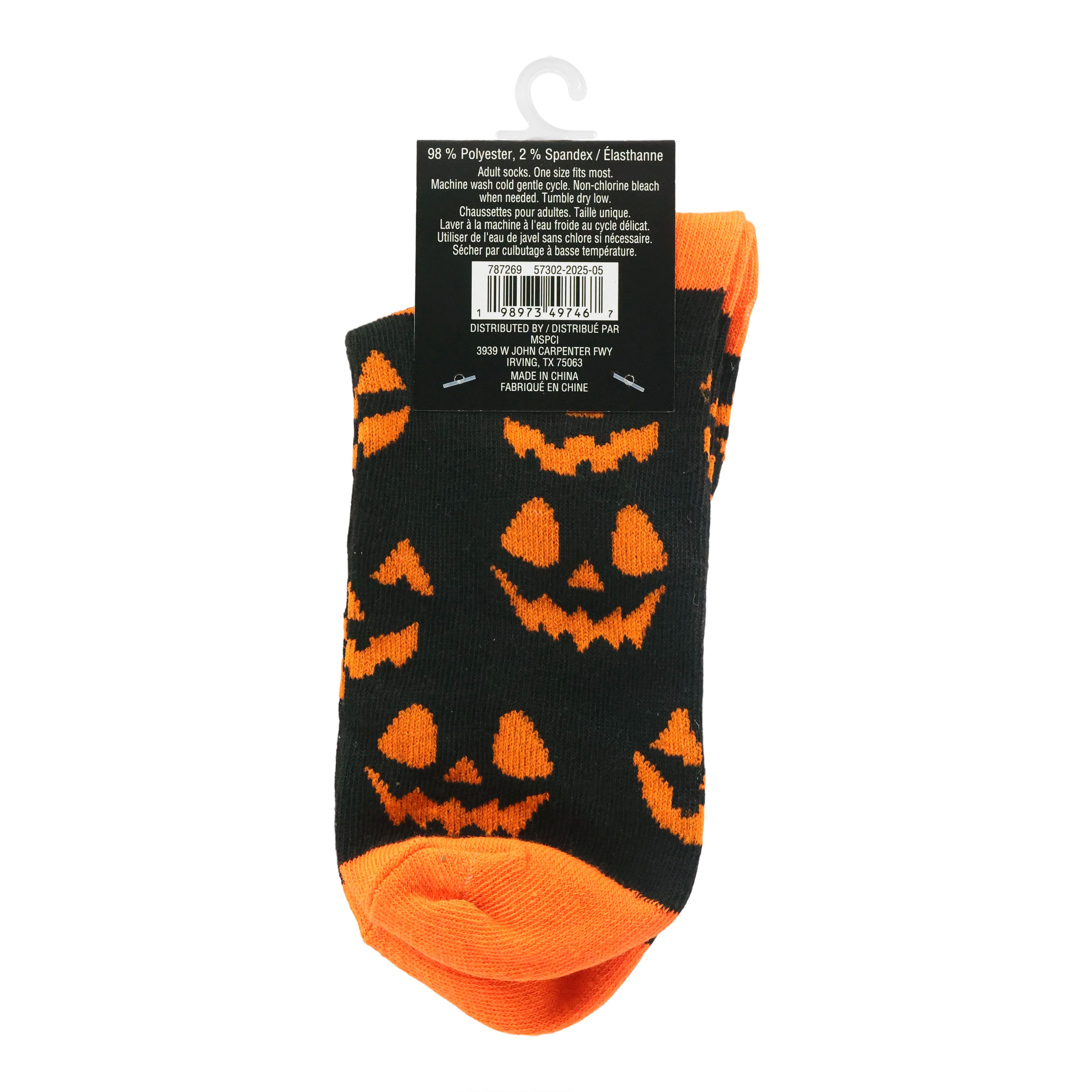 Jack-o&#x27;-Lantern Face Ankle Socks by Celebrate It&#x2122;