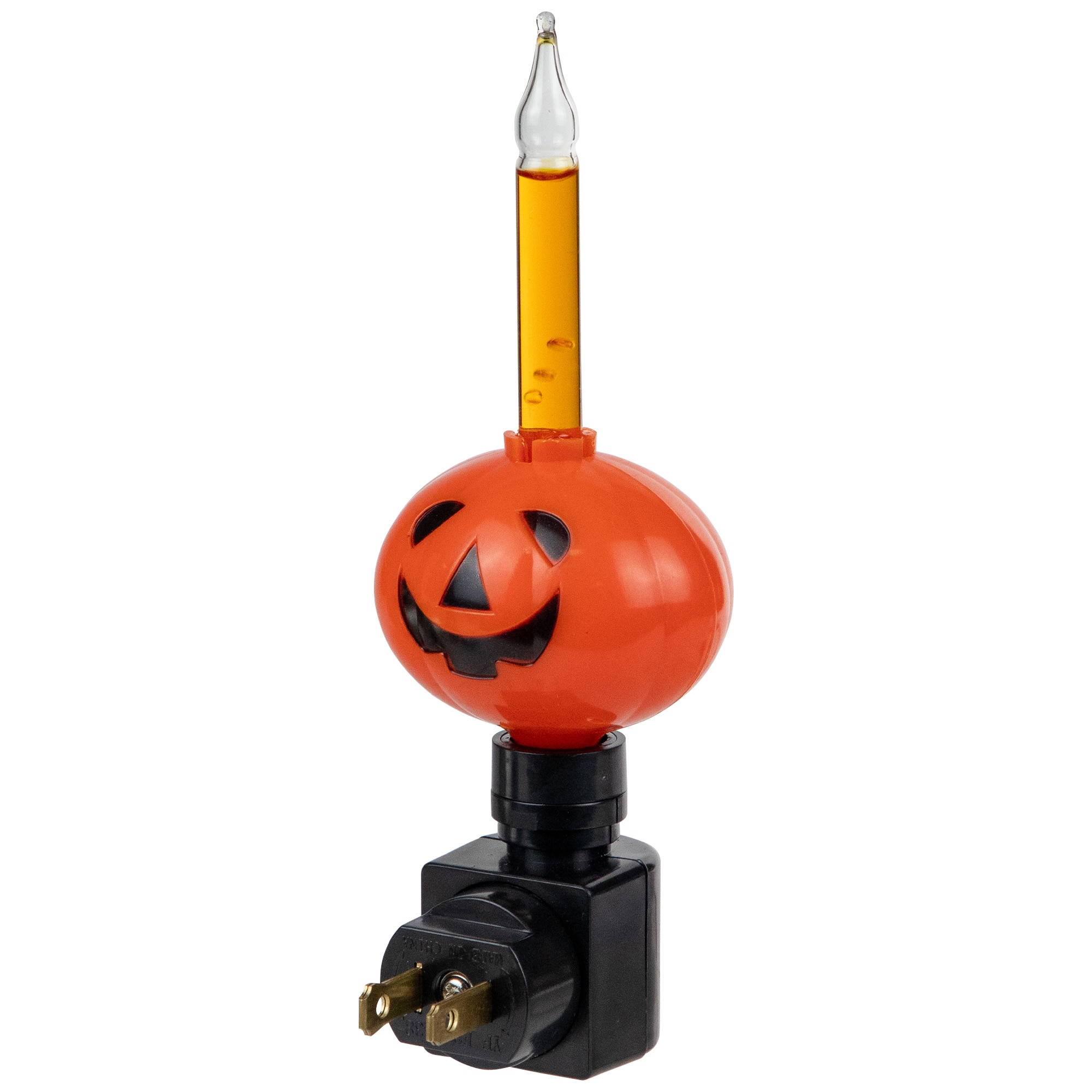 6.5&#x22; Jack-O-Lantern Halloween Bubble Night Light