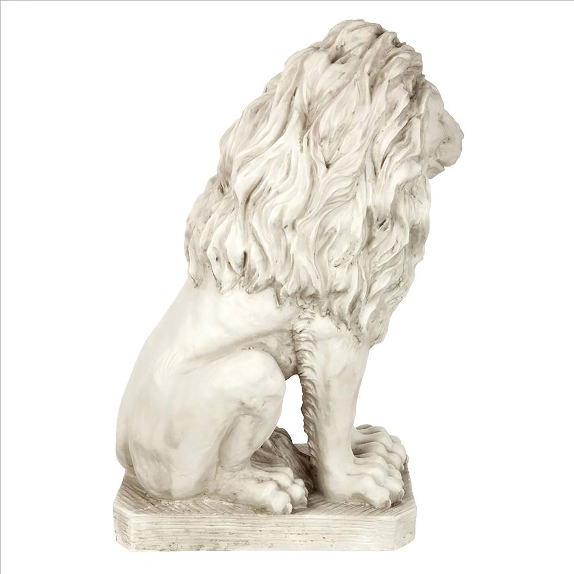 Design Toscano 21&#x22; Mansfield Manor Lion Sentinel Statue