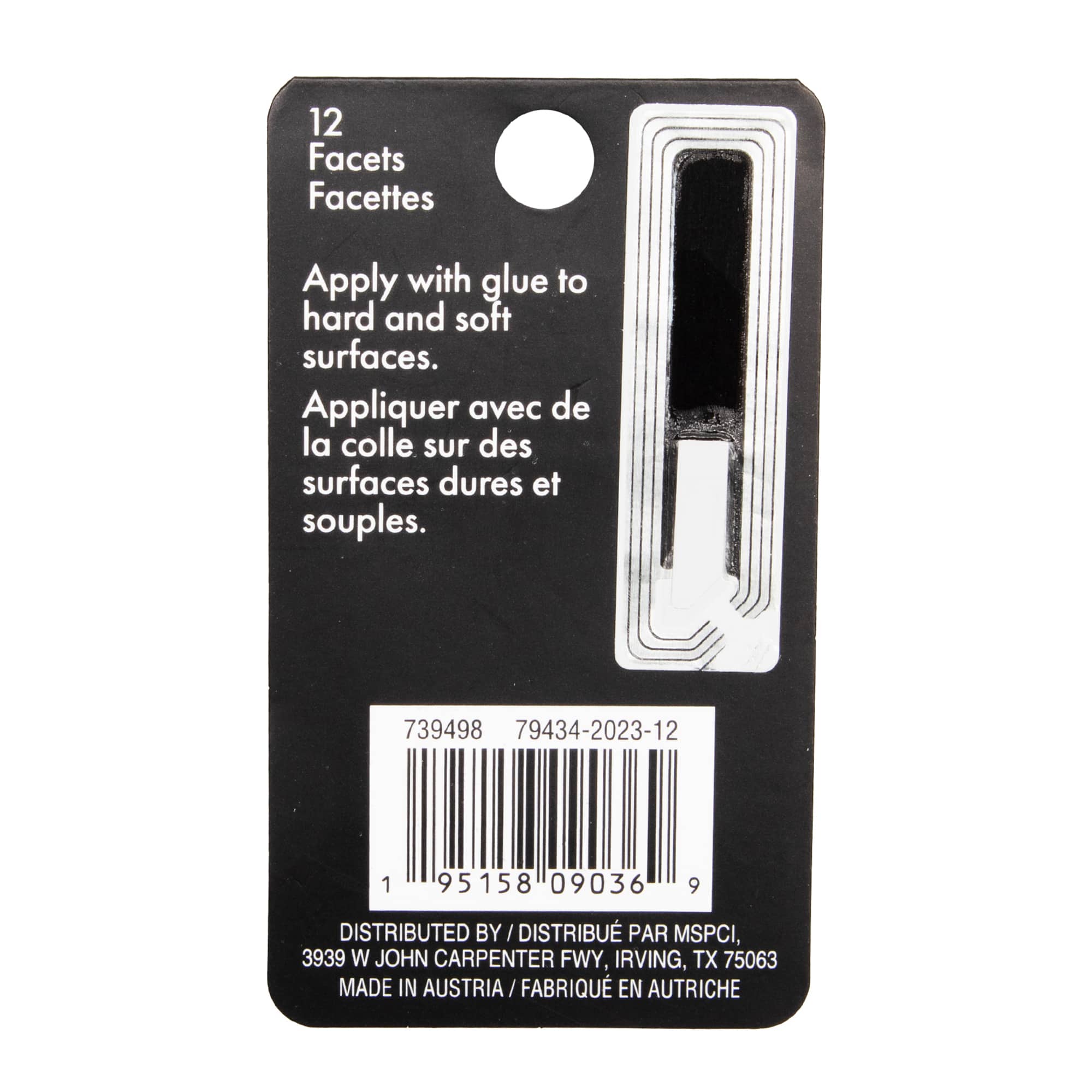 6mm Crystal AB Raindrop Glue-On Austrian Crystals by Bead Landing™, 10ct.